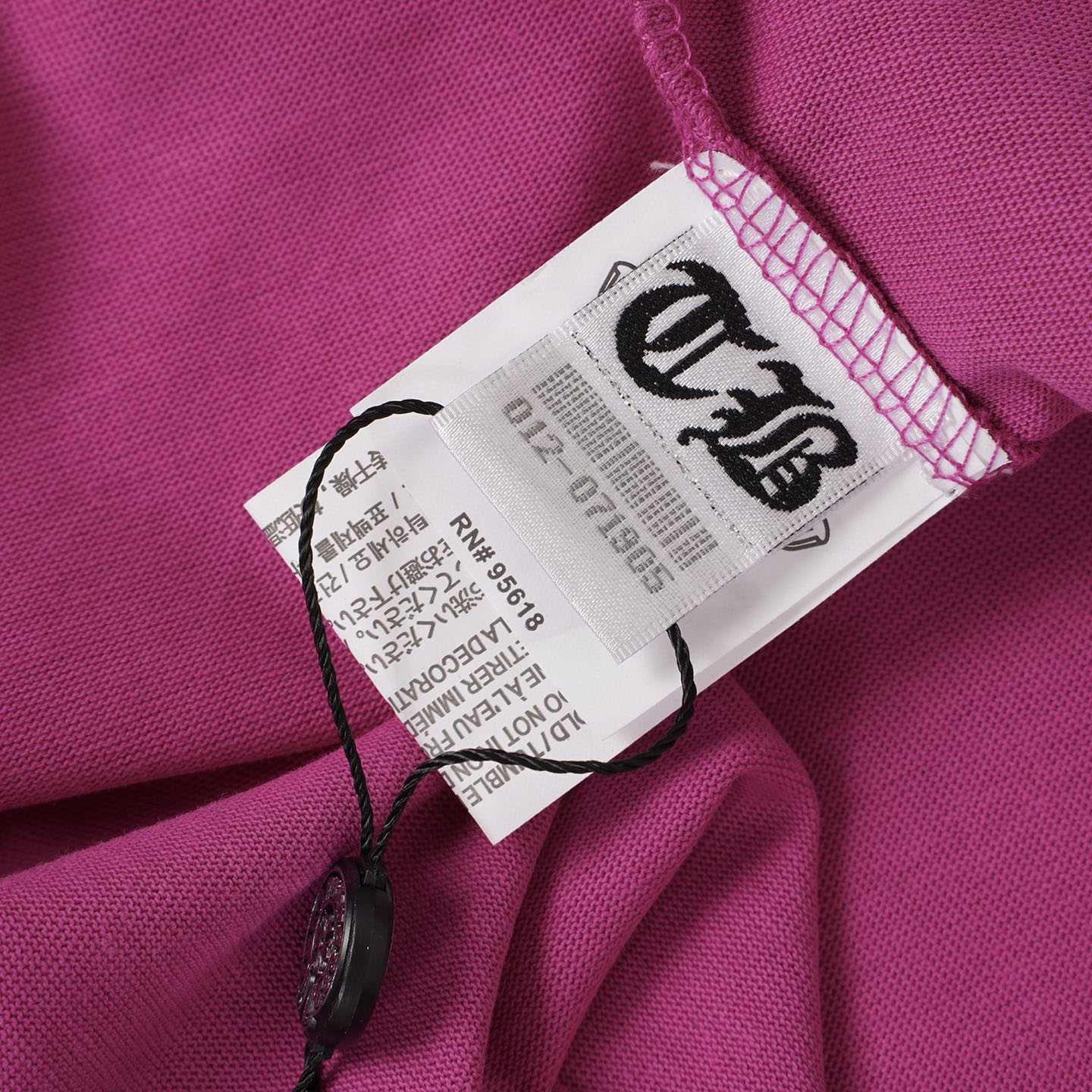 Chrome Hearts Pink And Black Baseball Long Sleeve T-Shirt - DesignerGu