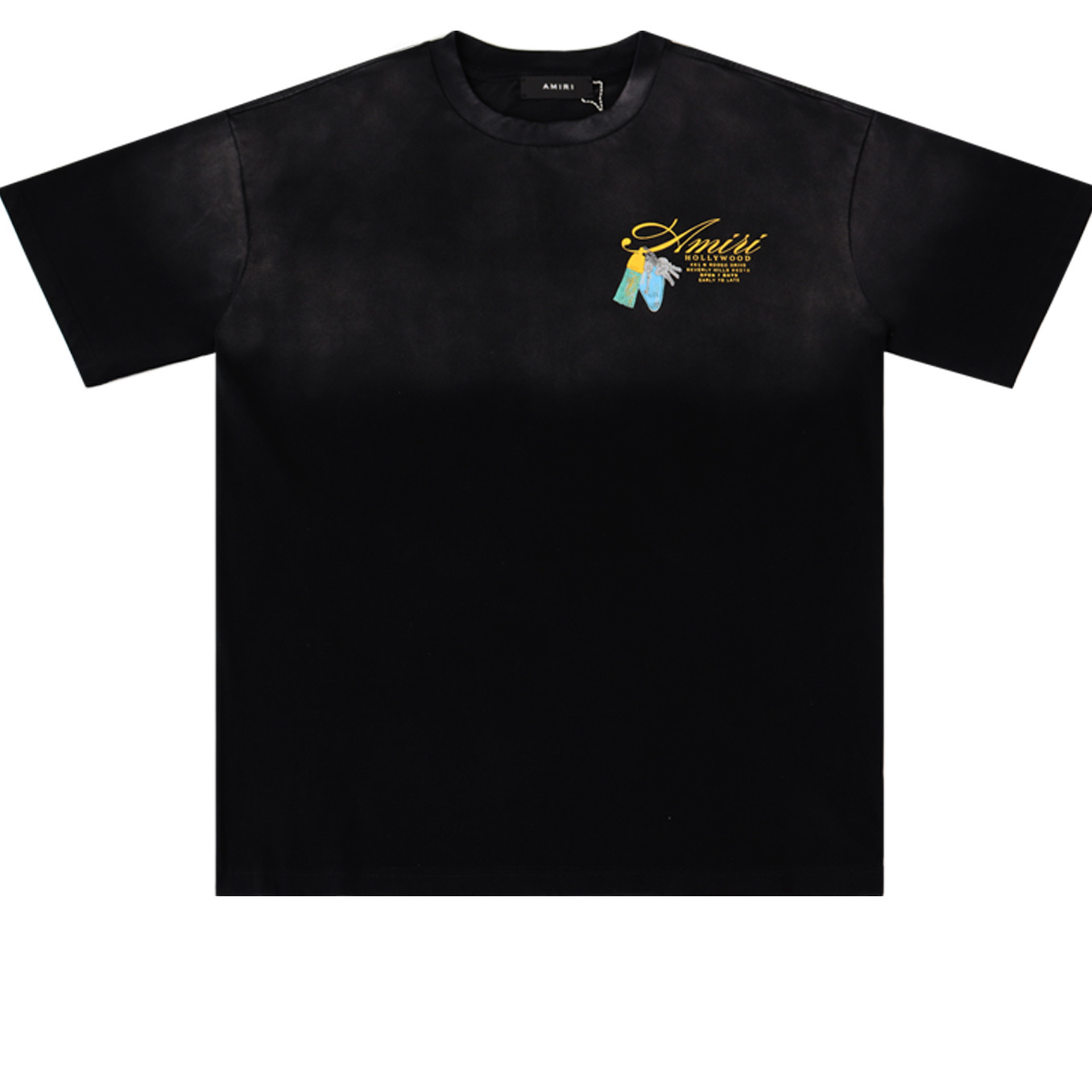 Amiri Chateau Keys Tee 'Black' - DesignerGu