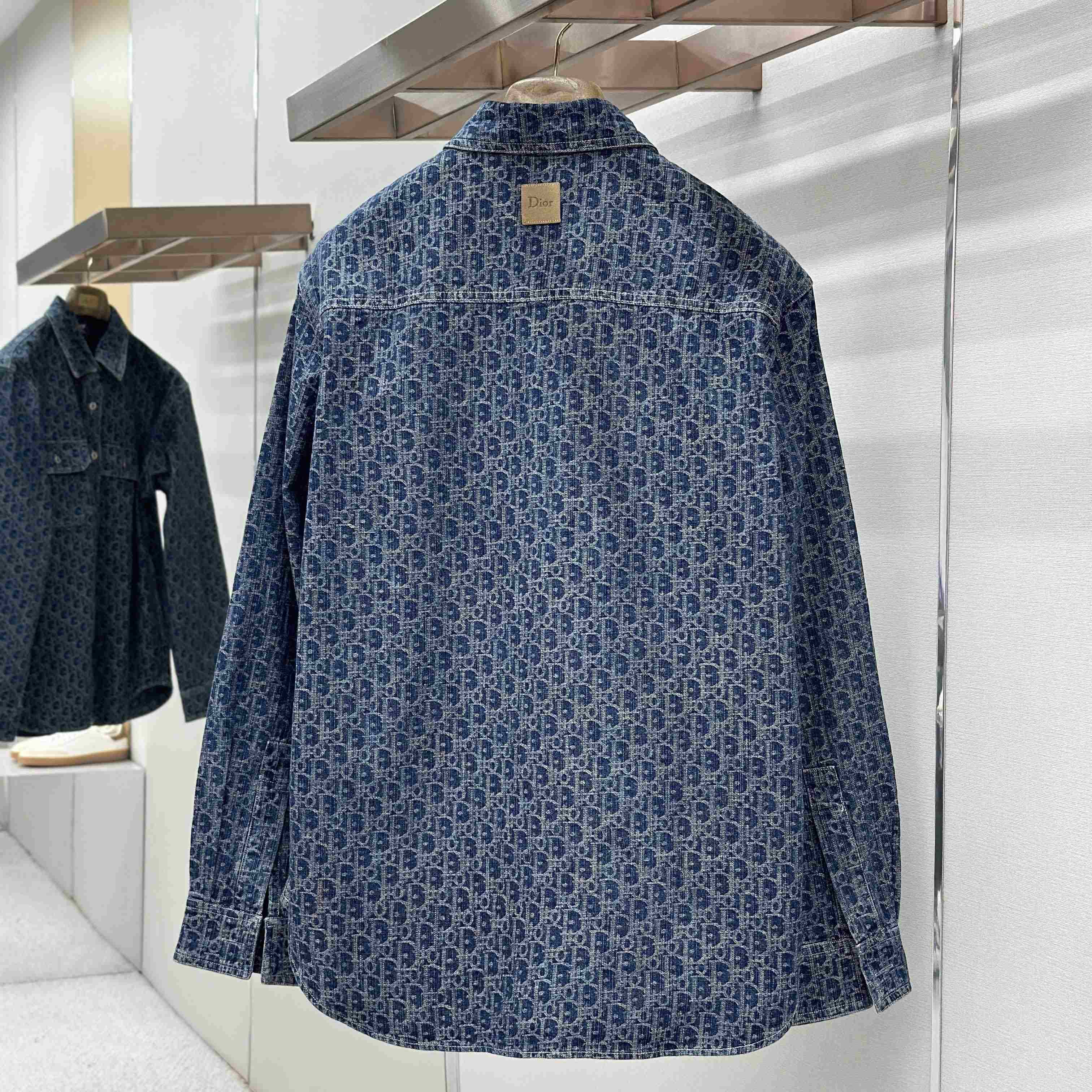 Dior Oblique Denim Overshirt - DesignerGu
