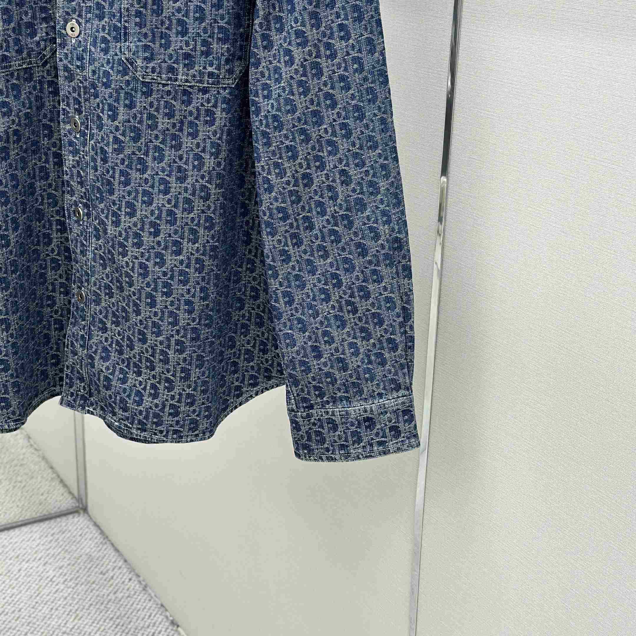 Dior Oblique Denim Overshirt - DesignerGu