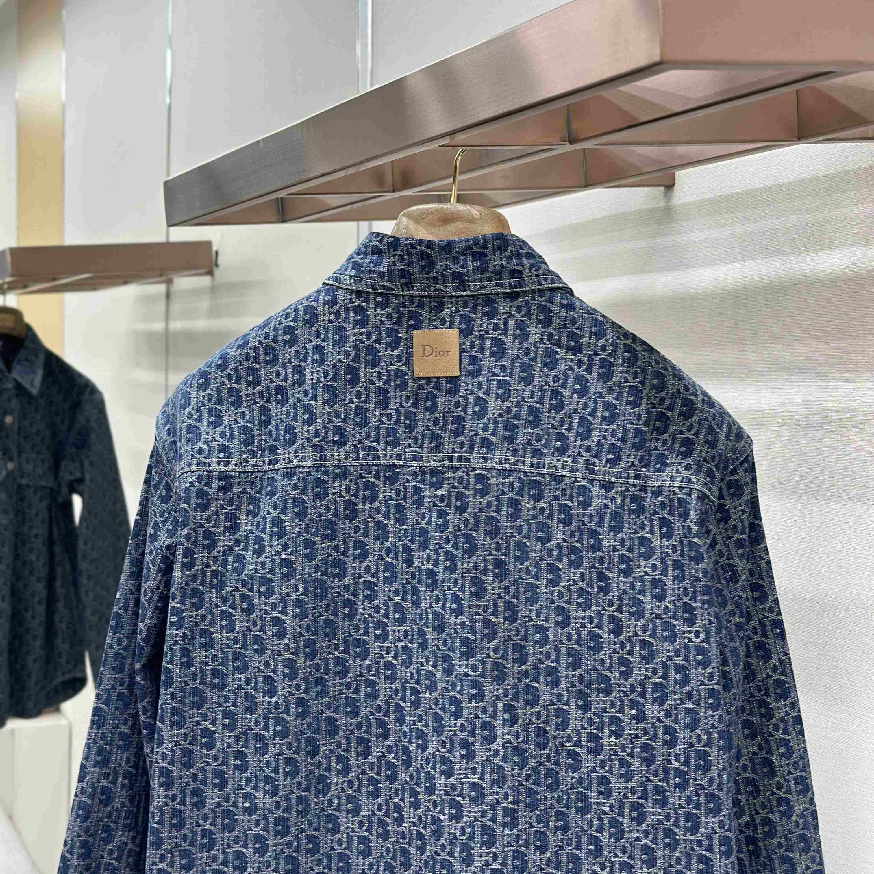 Dior Oblique Denim Overshirt - DesignerGu