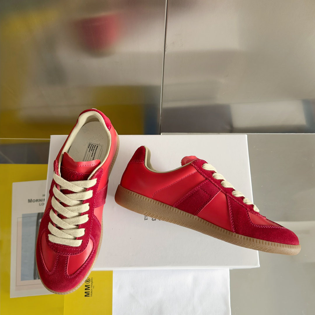 Maison Margiela  Red Replica Sneakers - DesignerGu