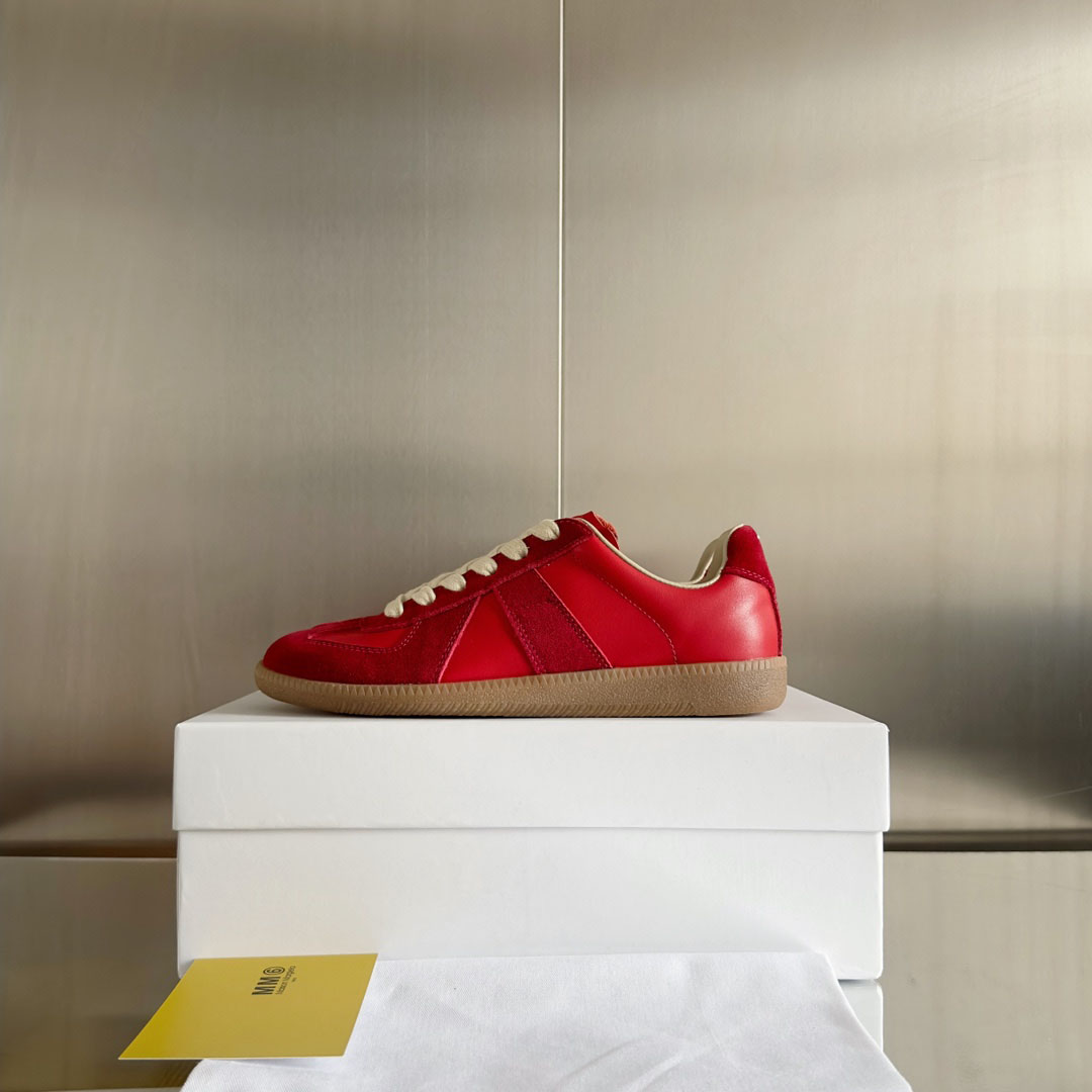 Maison Margiela  Red Replica Sneakers - DesignerGu