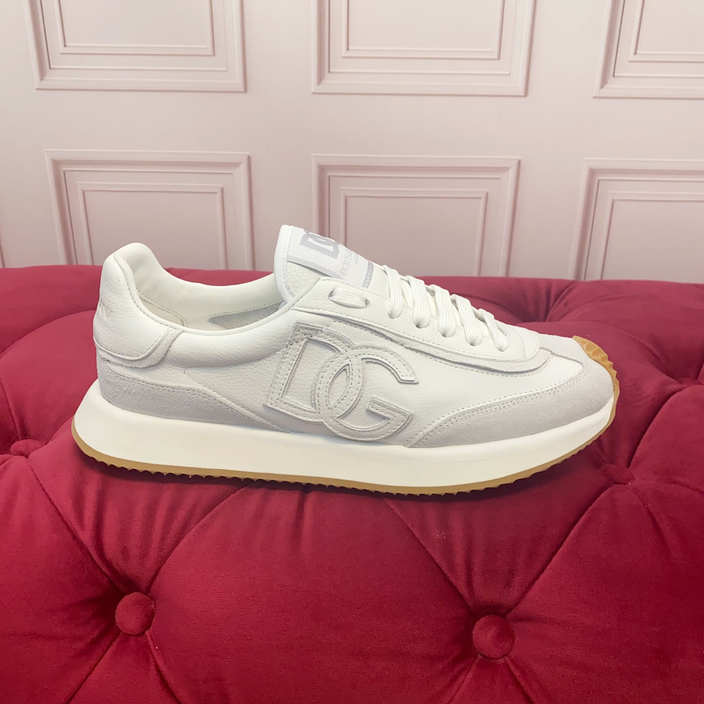 Dolce & Gabbana DG Cushion Calfskin Sneaker - DesignerGu
