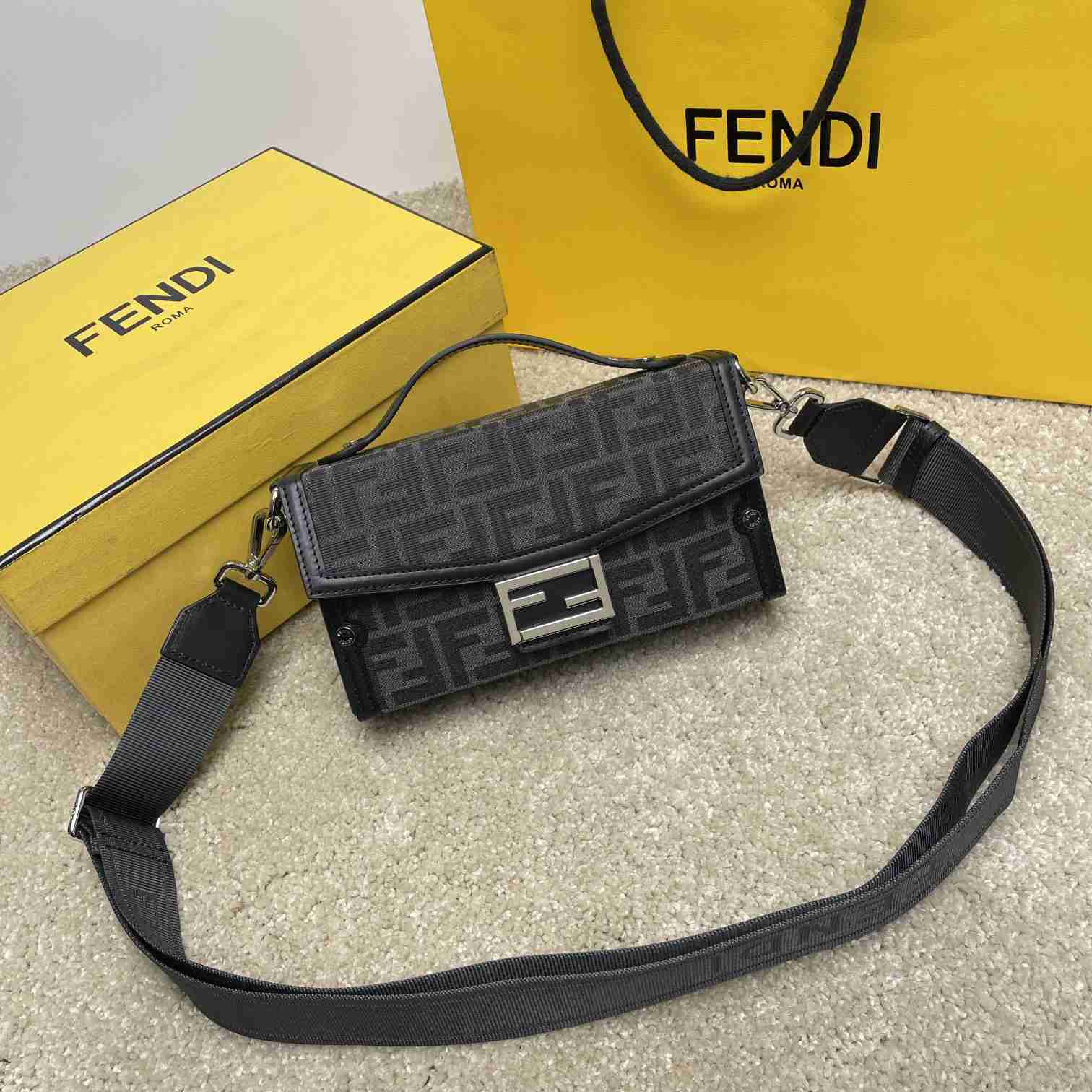 Fendi FF Nylon Bag - DesignerGu
