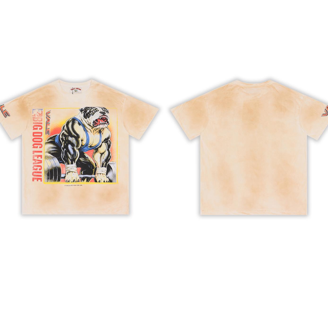 Vale Forever Graphic Print Distressed T-shirt - DesignerGu