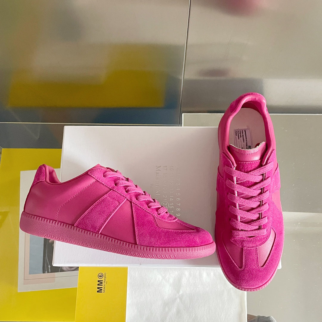 Maison Margiela Pink Replica Sneakers - DesignerGu