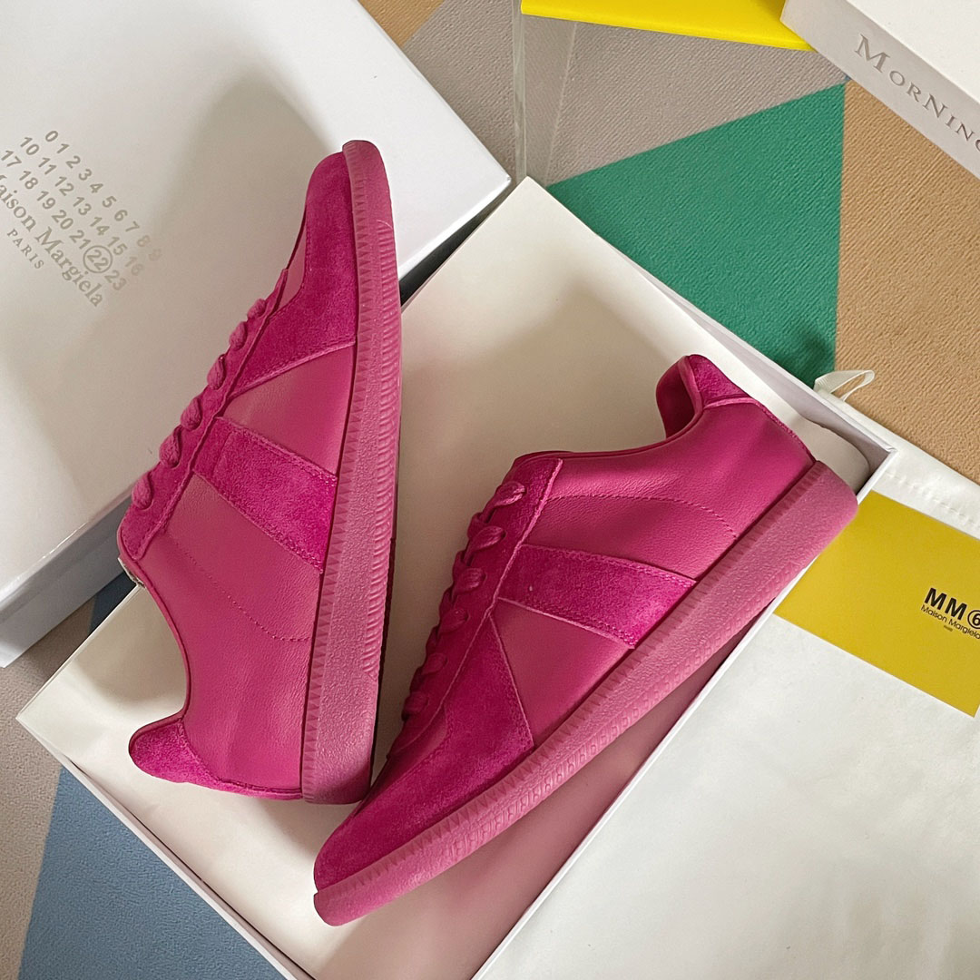 Maison Margiela Pink Replica Sneakers - DesignerGu