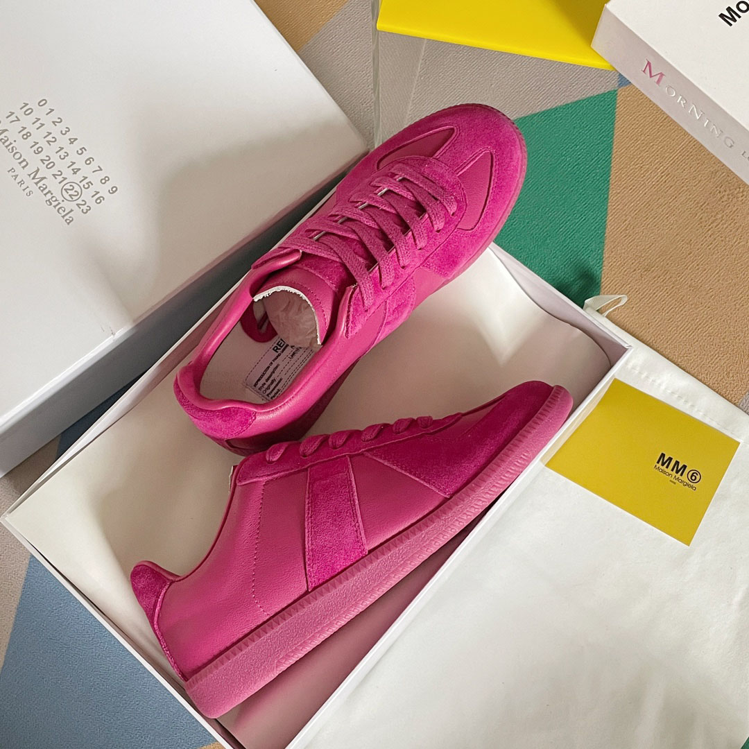 Maison Margiela Pink Replica Sneakers - DesignerGu