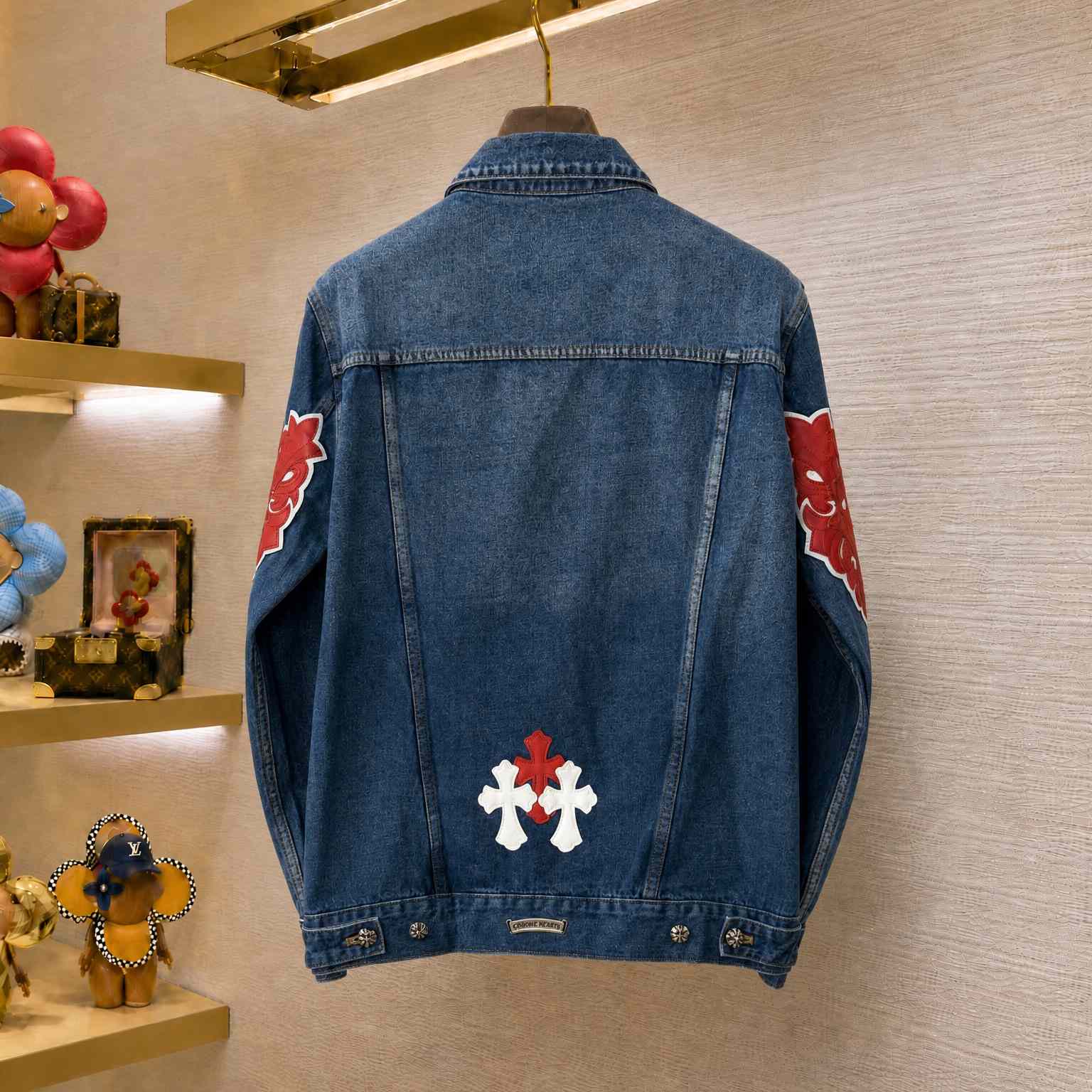 Chrome Hearts Denim Trucker Jacket - DesignerGu