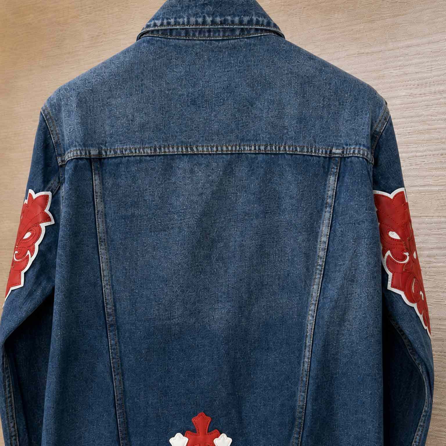 Chrome Hearts Denim Trucker Jacket - DesignerGu