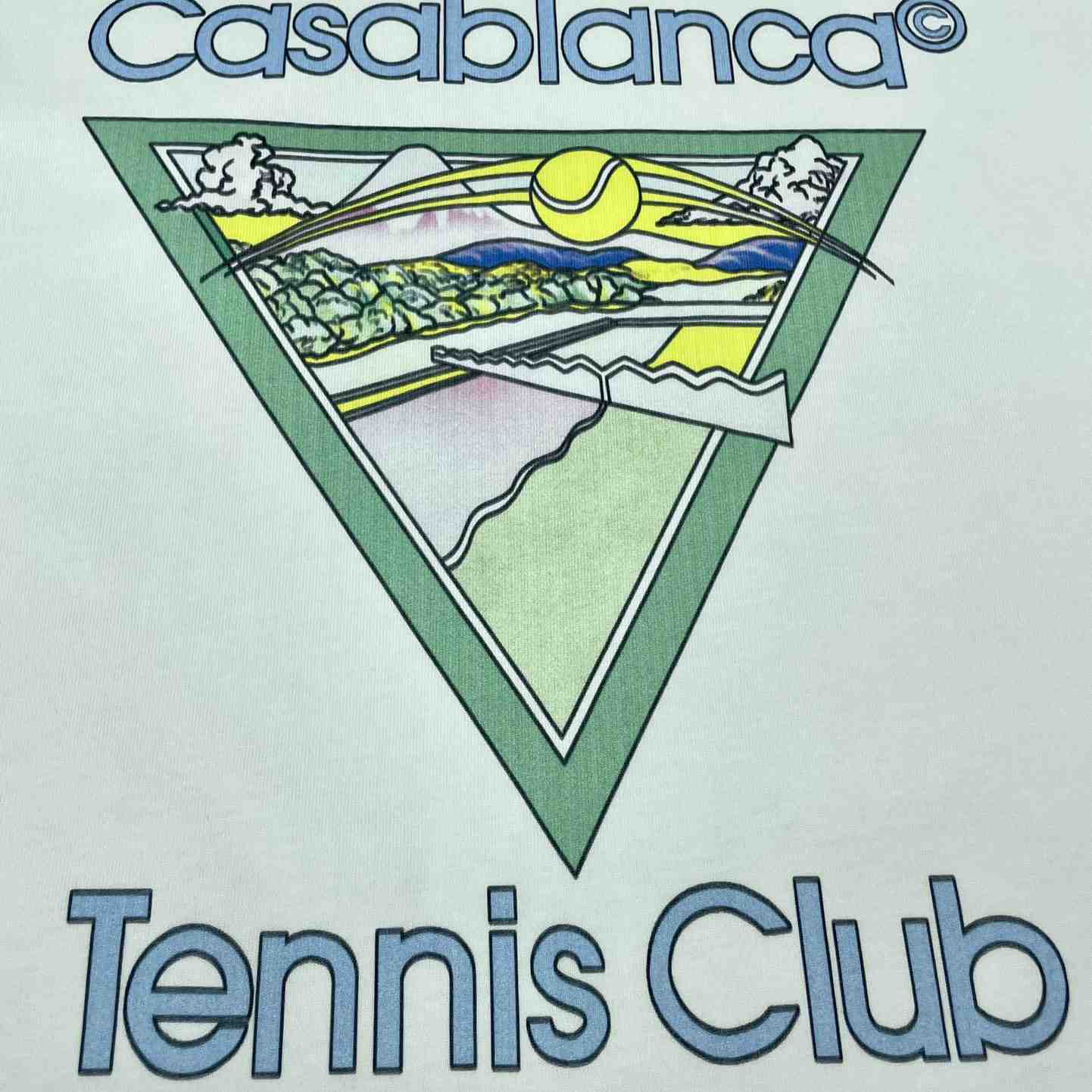 Casablanca Tennis Club Icon T-Shirt C451 - DesignerGu