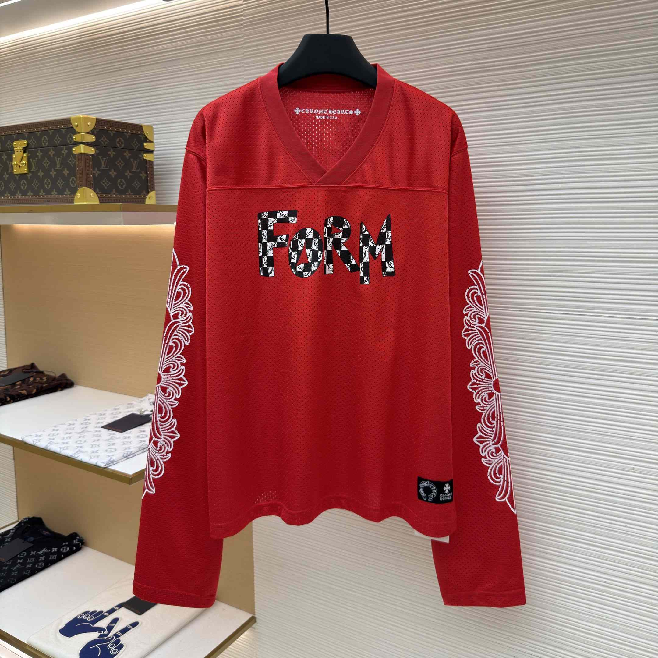 Chrome Hearts Stadium Mesh Long sleeve Jersey  - DesignerGu