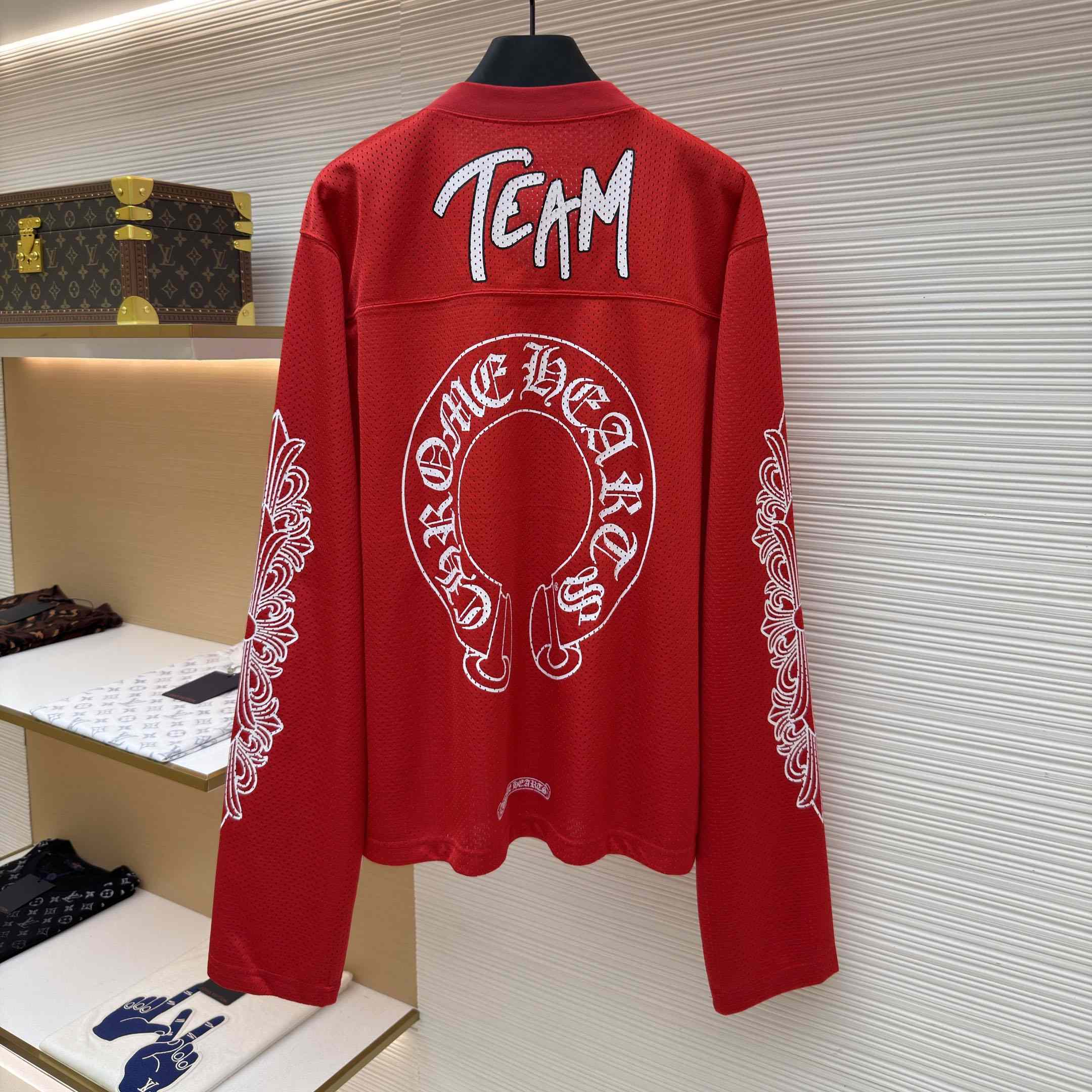 Chrome Hearts Stadium Mesh Long sleeve Jersey  - DesignerGu