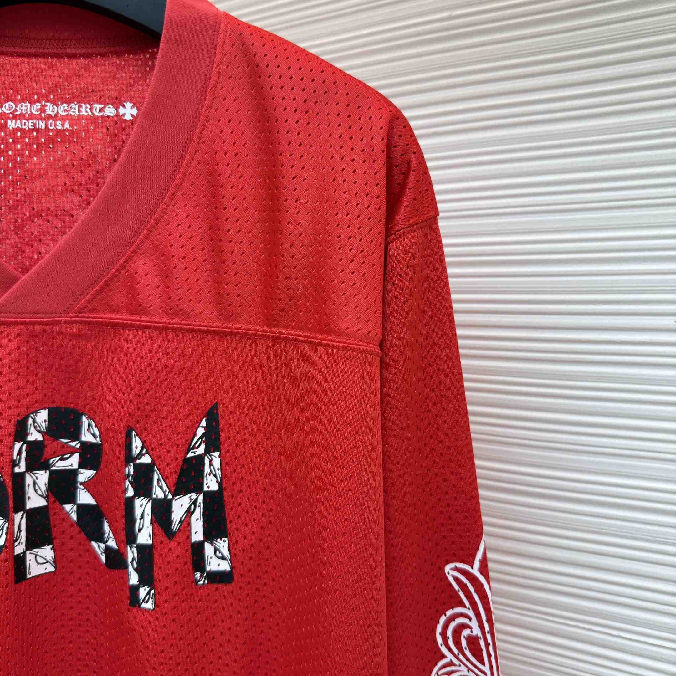 Chrome Hearts Stadium Mesh Long sleeve Jersey  - DesignerGu