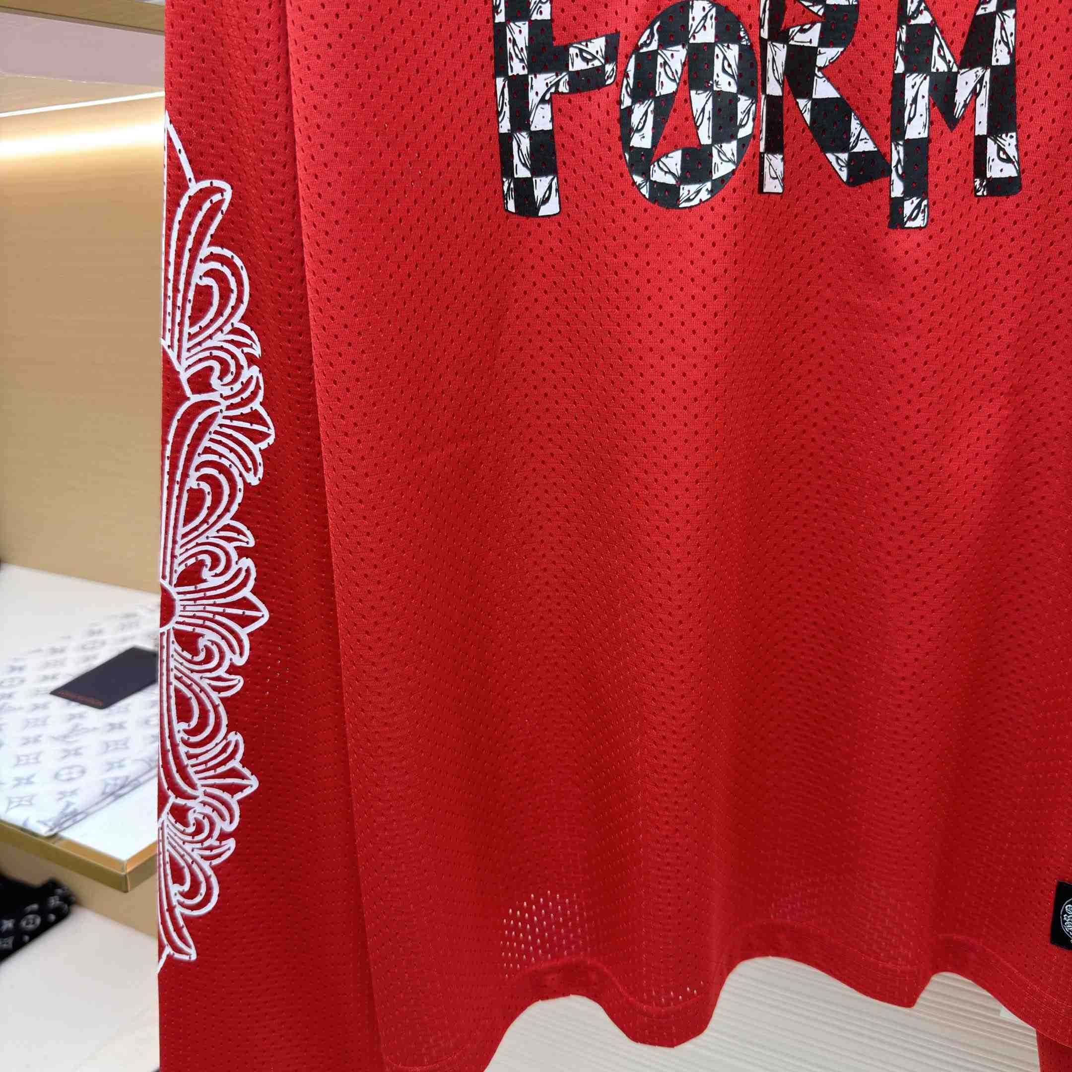 Chrome Hearts Stadium Mesh Long sleeve Jersey  - DesignerGu