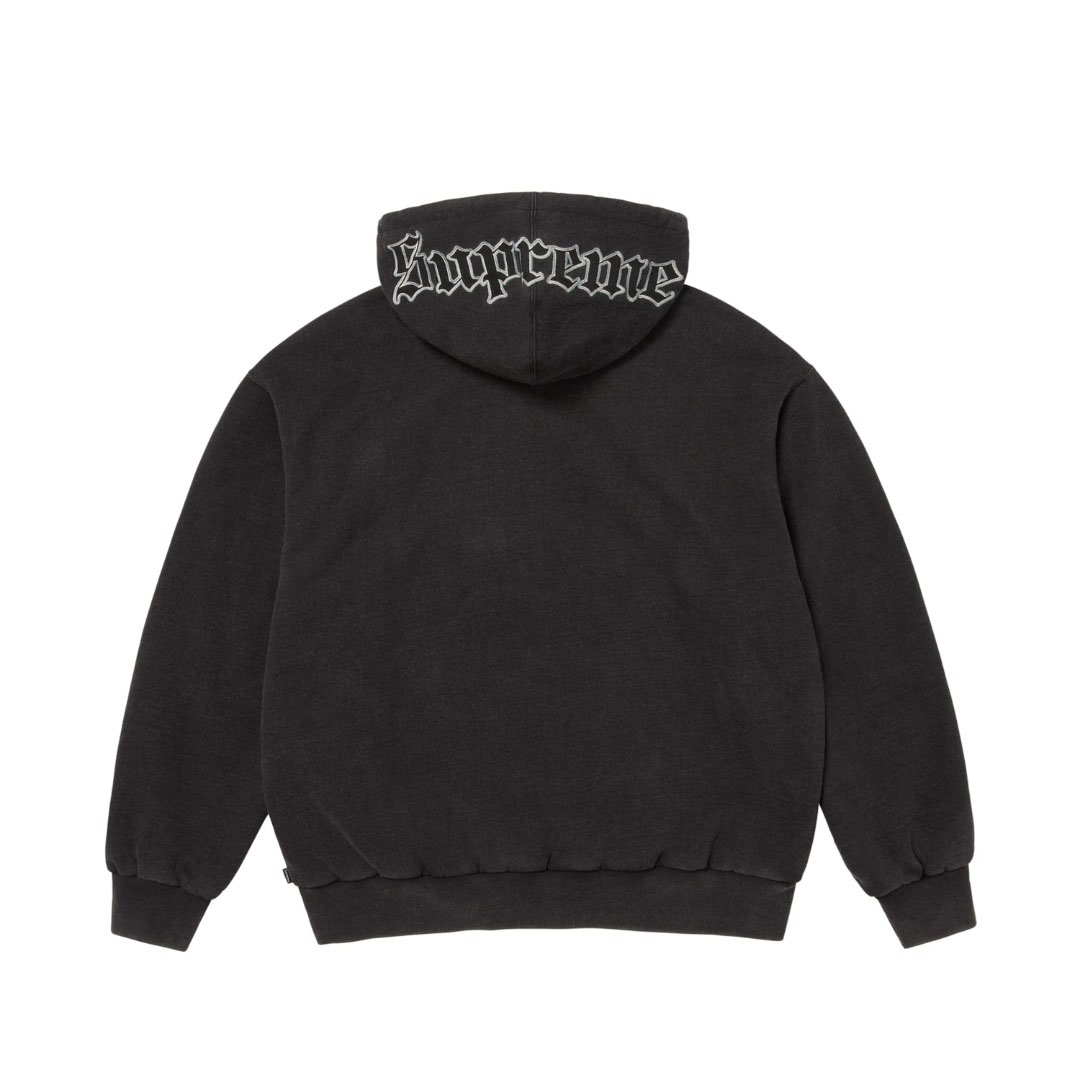 Supreme x Chicago White Sox Zip Up Hooded Sweatshirt 'Black' - DesignerGu