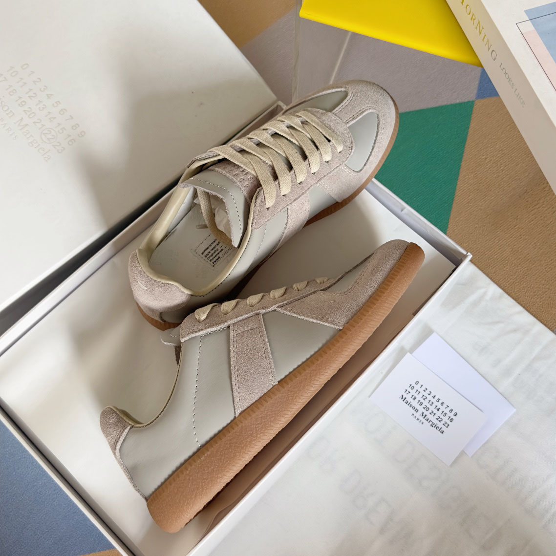 Maison Margiela Gray Replica Sneakers - DesignerGu