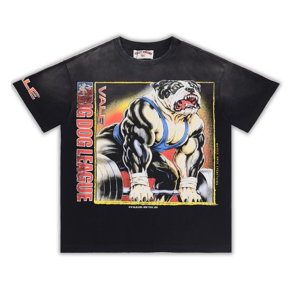 Vale Forever Graphic Print Distressed T-shirt - DesignerGu