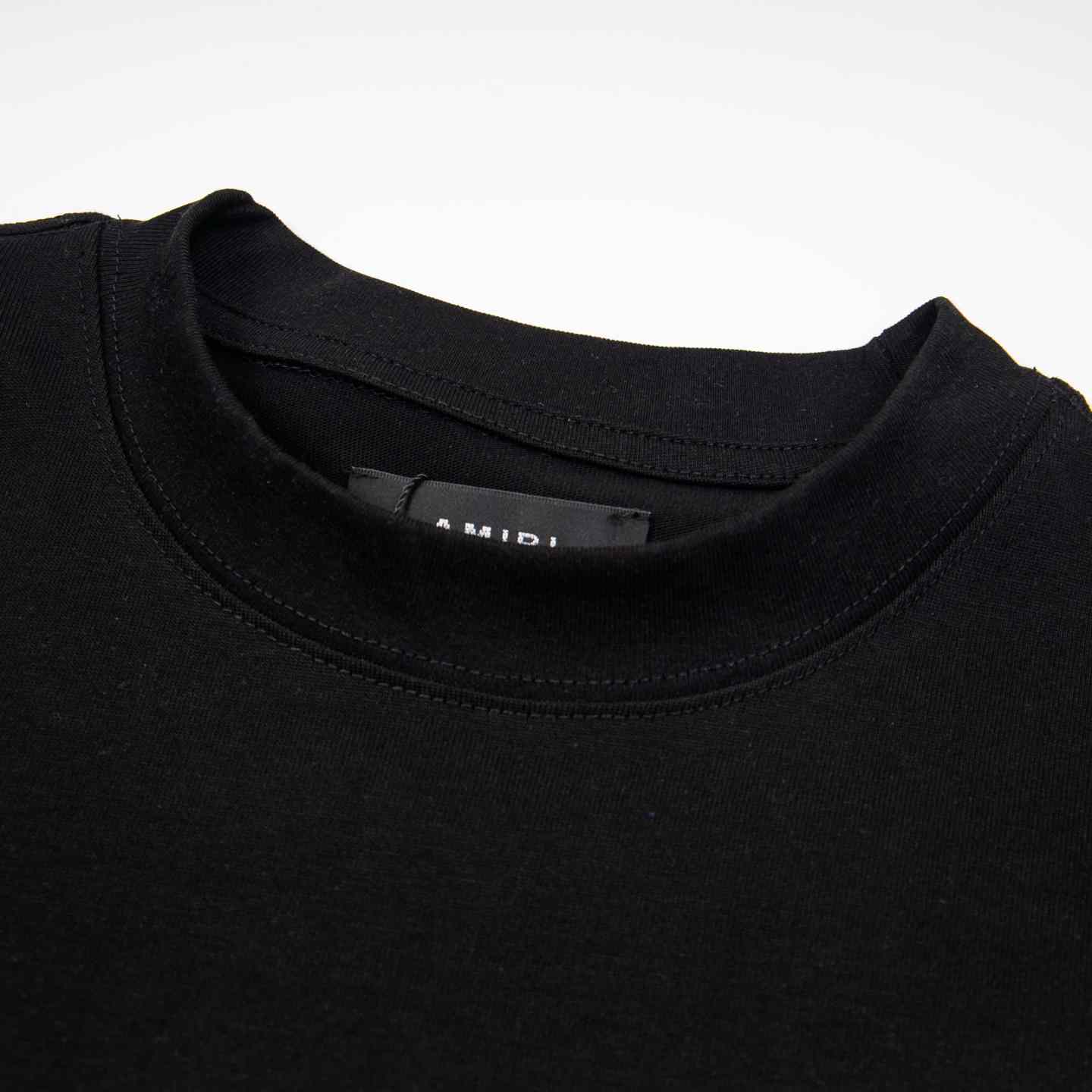 Amiri Cotton Eagle Flames Long Sleeve T-Shirt 'Black' - DesignerGu
