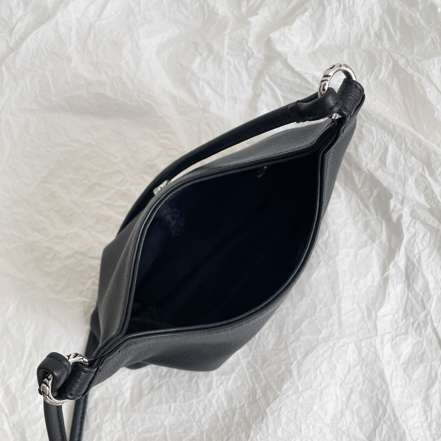 Chrome Hearts Viv Silver Dagger Black Bag - DesignerGu