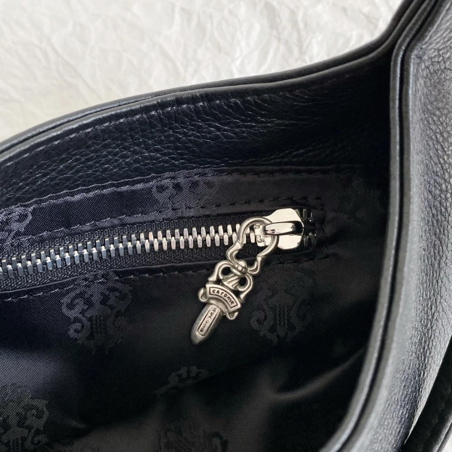 Chrome Hearts Viv Silver Dagger Black Bag - DesignerGu