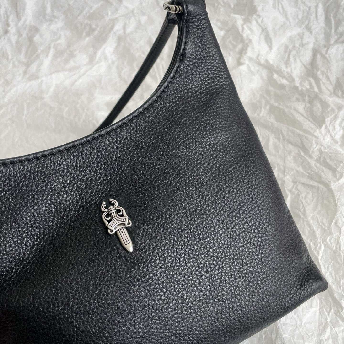 Chrome Hearts Viv Silver Dagger Black Bag - DesignerGu