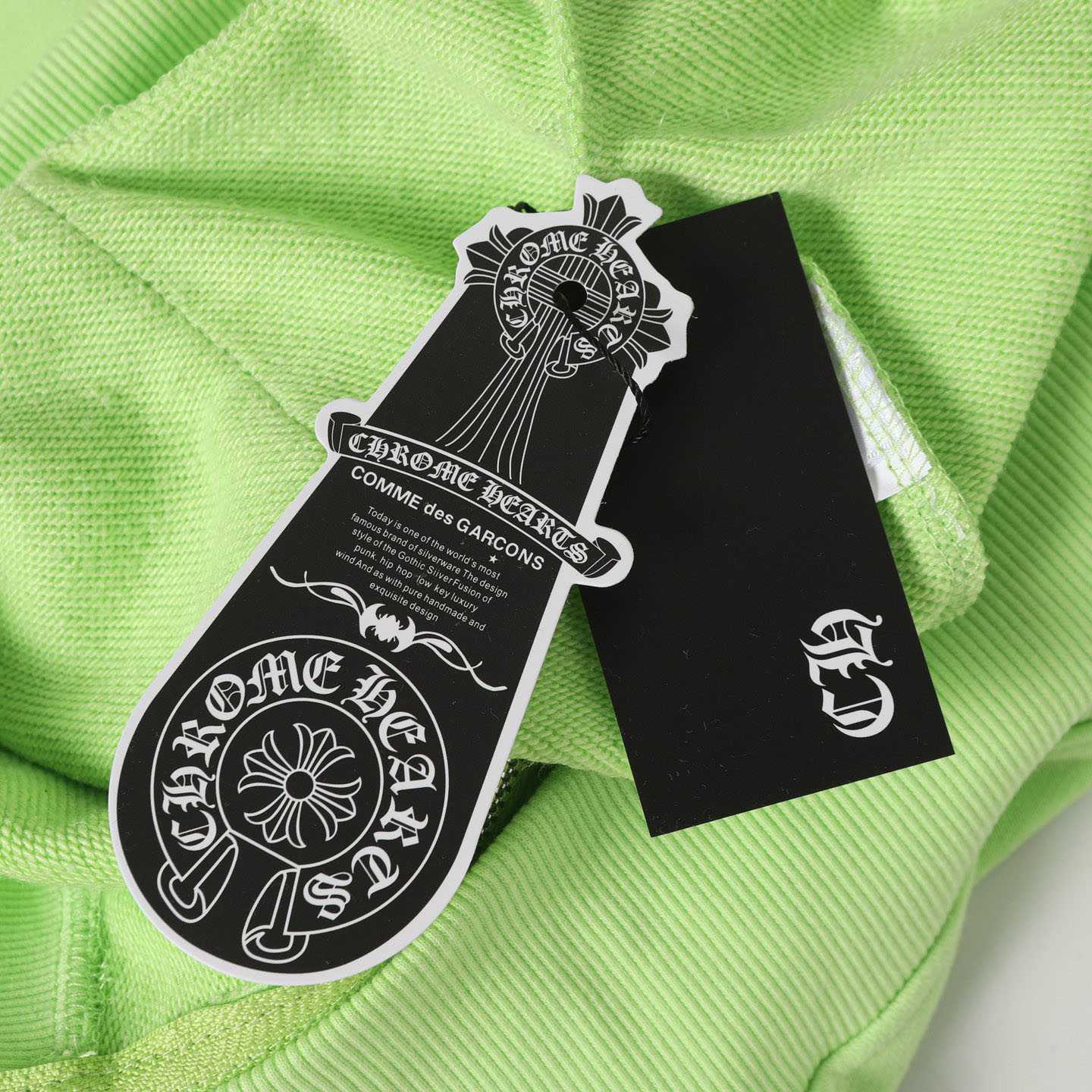 Chrome Hearts Matty Boy Thermal Lined Lime Green Zip Up Hoodie - DesignerGu