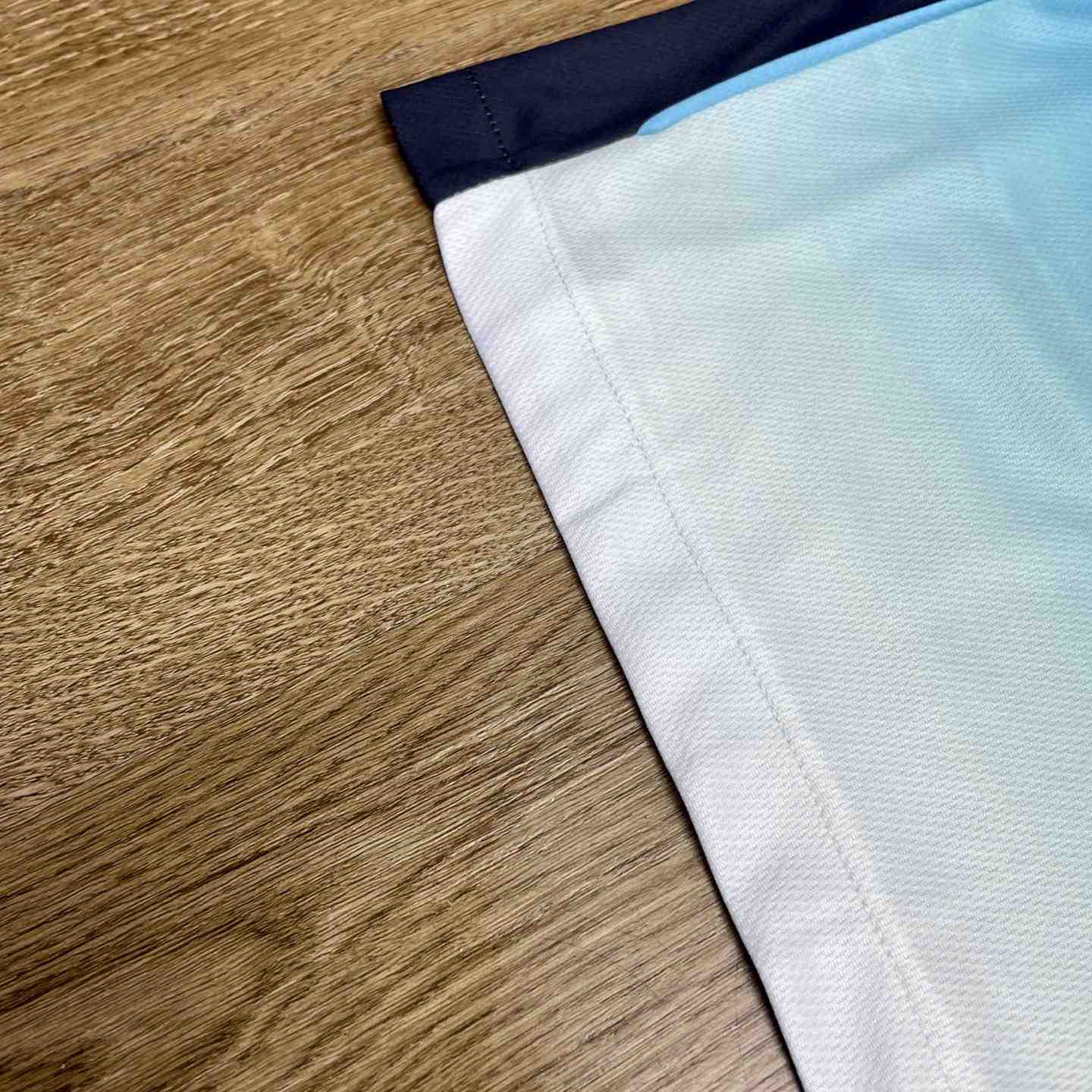 Casablanca Blue & Green Gradient Football Shorts C1159 - DesignerGu