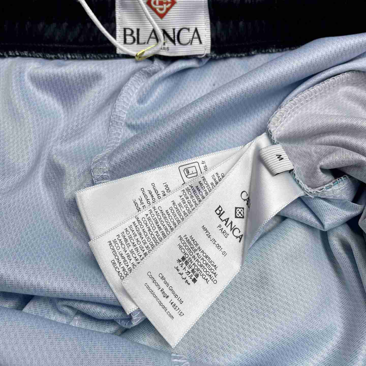 Casablanca Blue & Green Gradient Football Shorts C1159 - DesignerGu