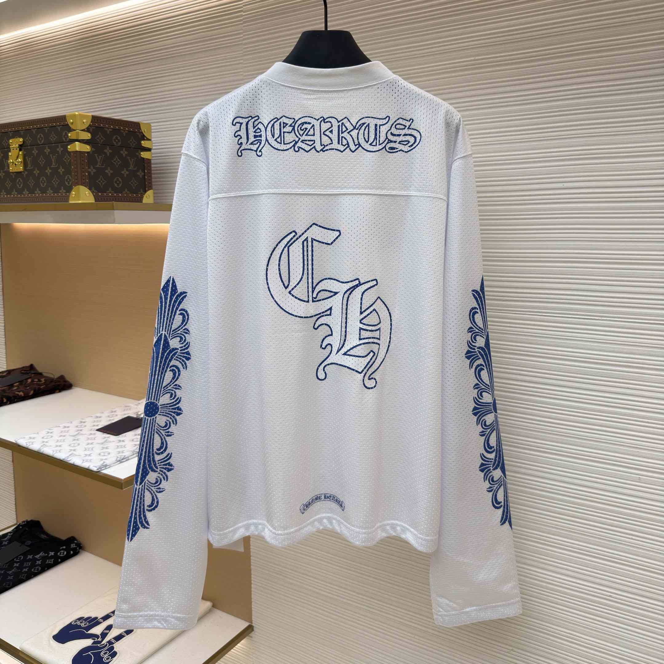 Chrome Hearts Stadium Mesh Long sleeve Jersey  - DesignerGu