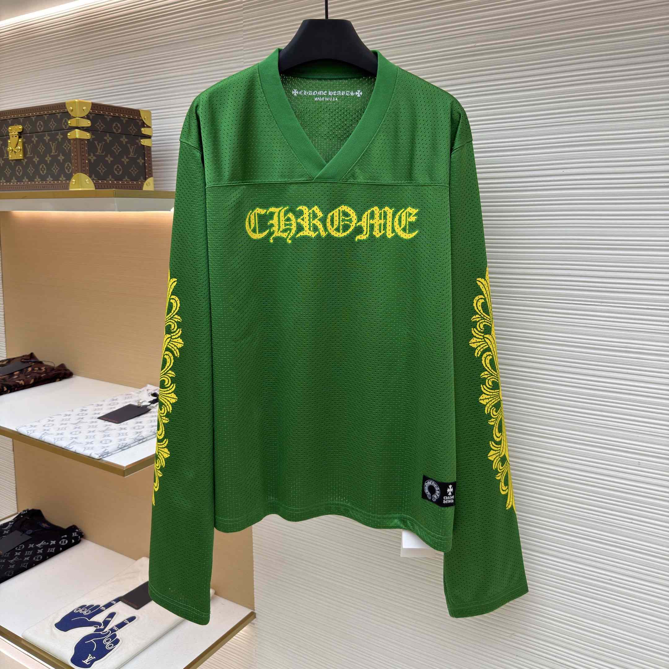 Chrome Hearts Stadium Mesh Long sleeve Jersey  - DesignerGu