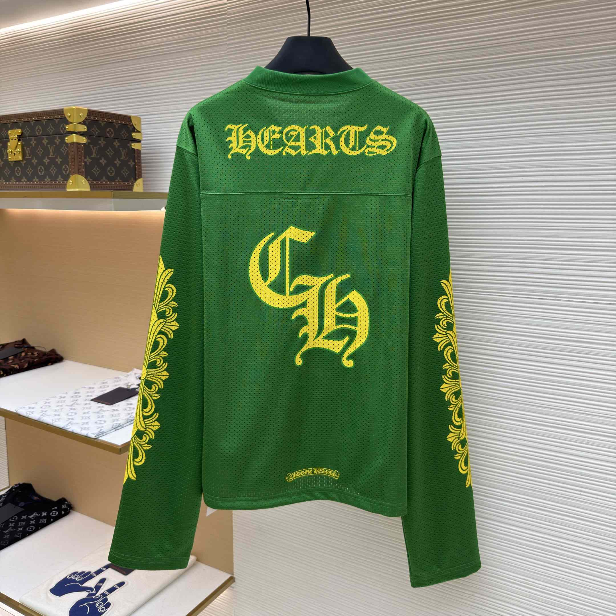 Chrome Hearts Stadium Mesh Long sleeve Jersey  - DesignerGu