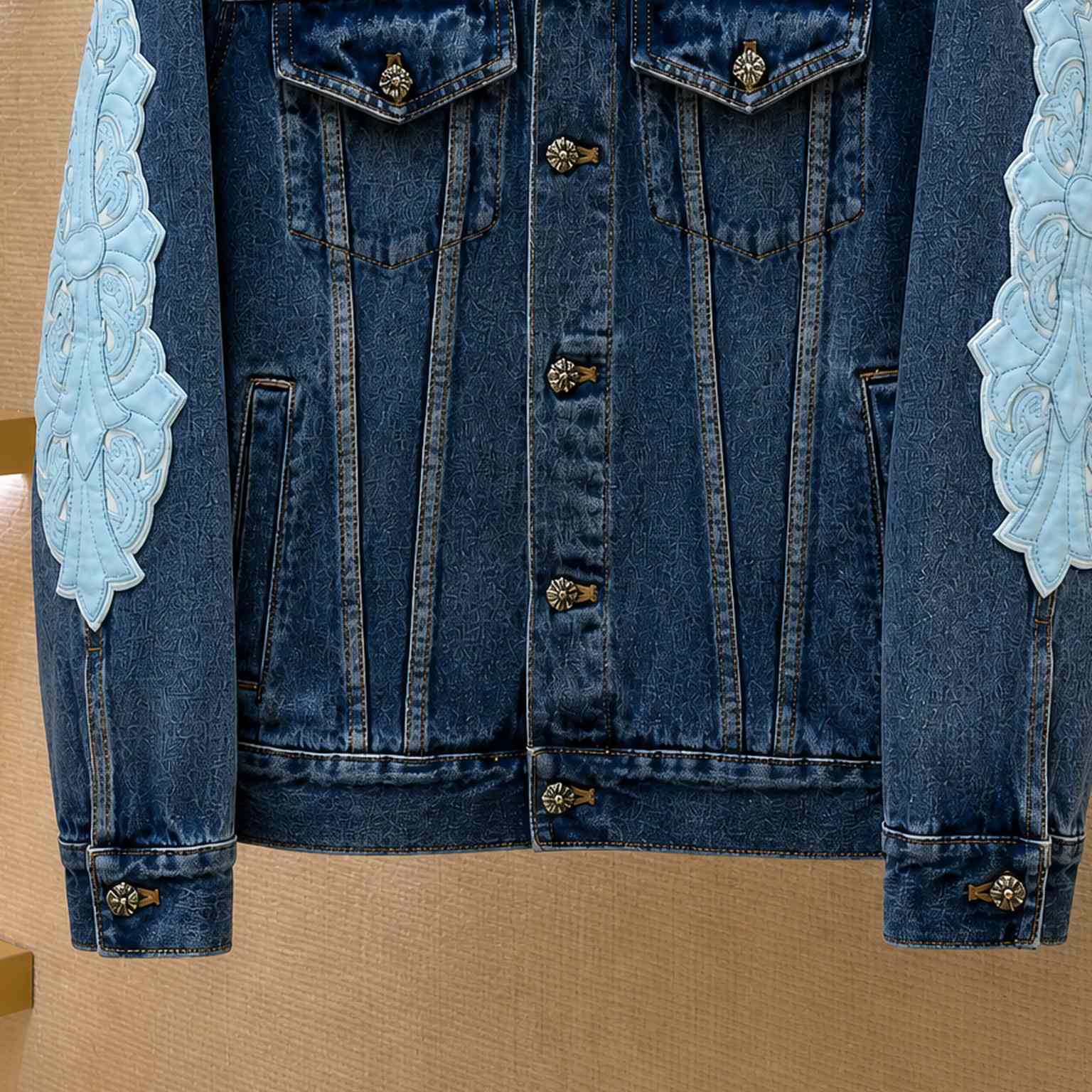 Chrome Hearts Denim Trucker Jacket - DesignerGu