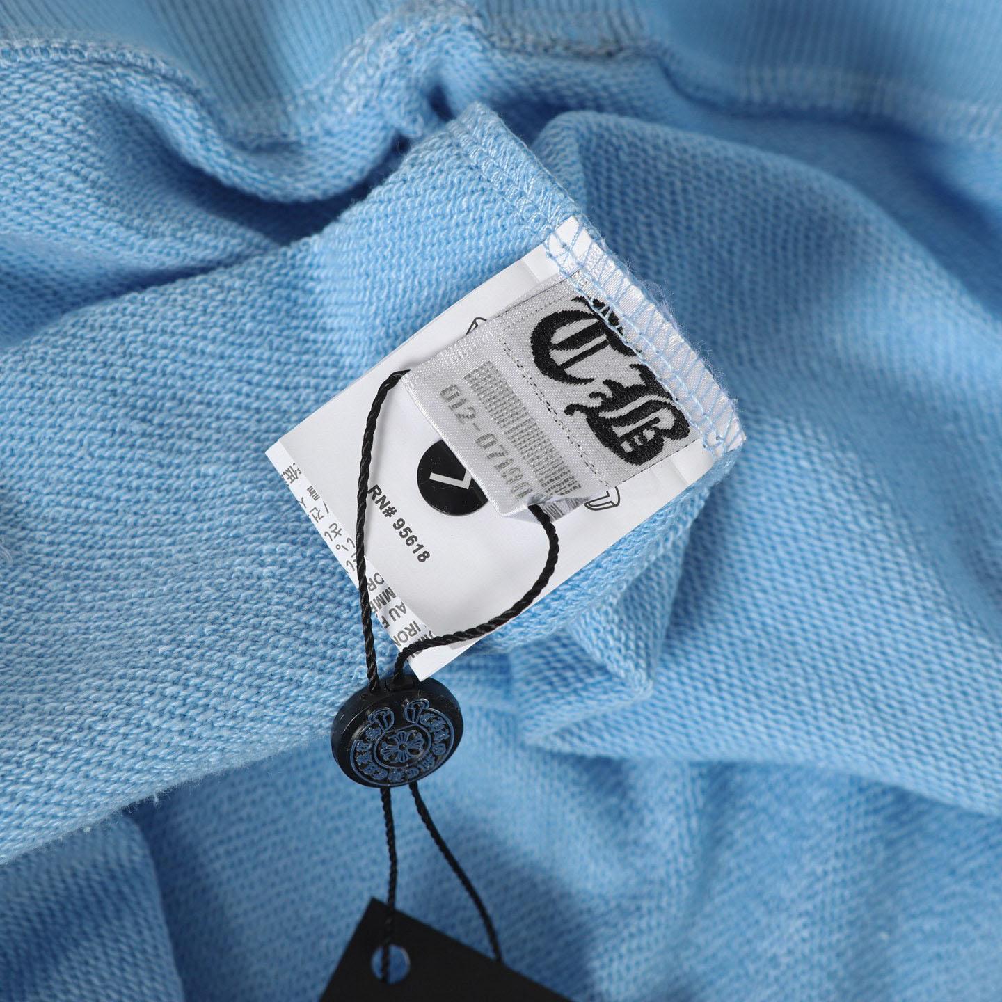 Chrome Hearts Miami Dagger Logo Hoodie 'Blue' - DesignerGu