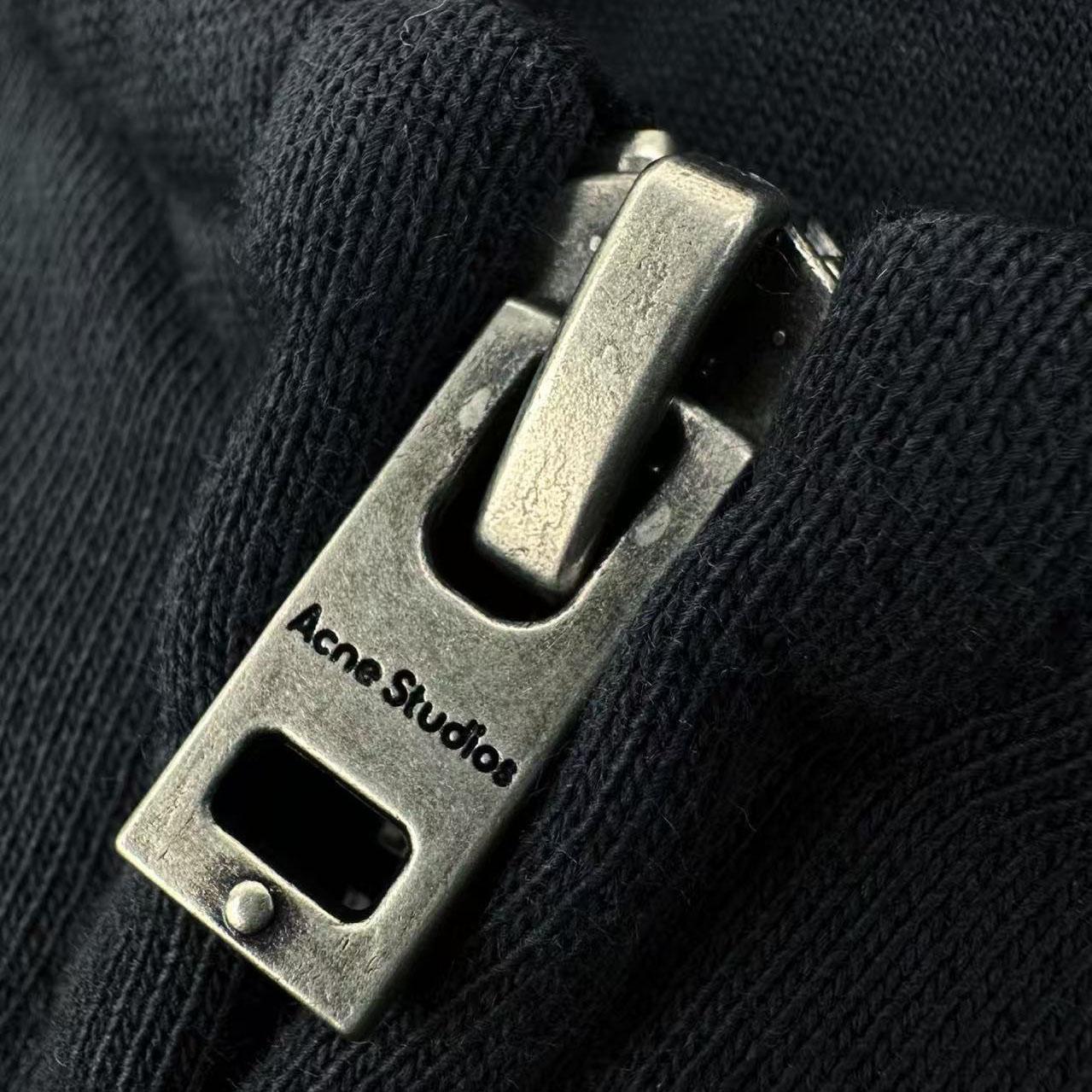 Acne Studios Washed Zip-Up Cardigan - DesignerGu