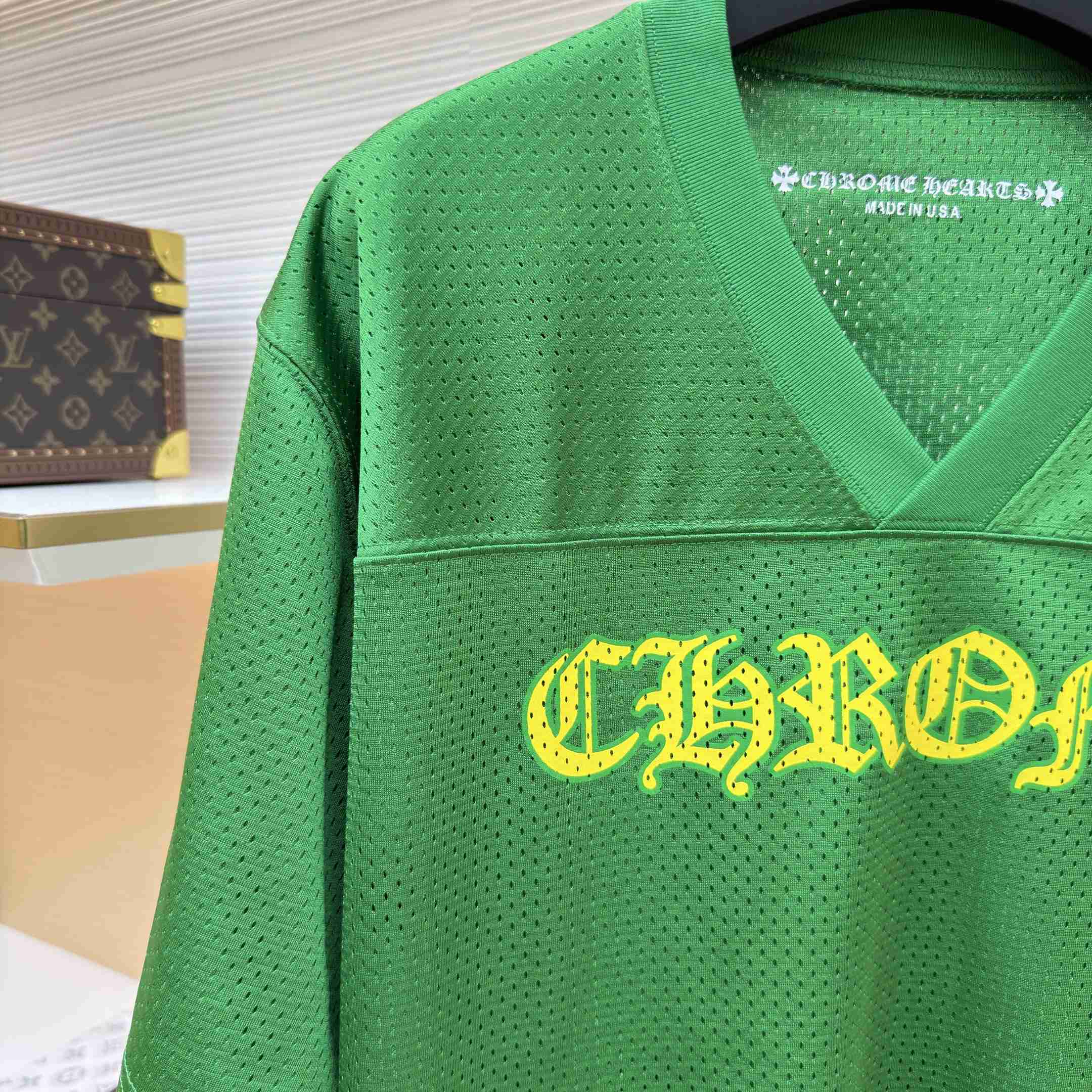 Chrome Hearts Mesh Stadium Football Jersey  - DesignerGu