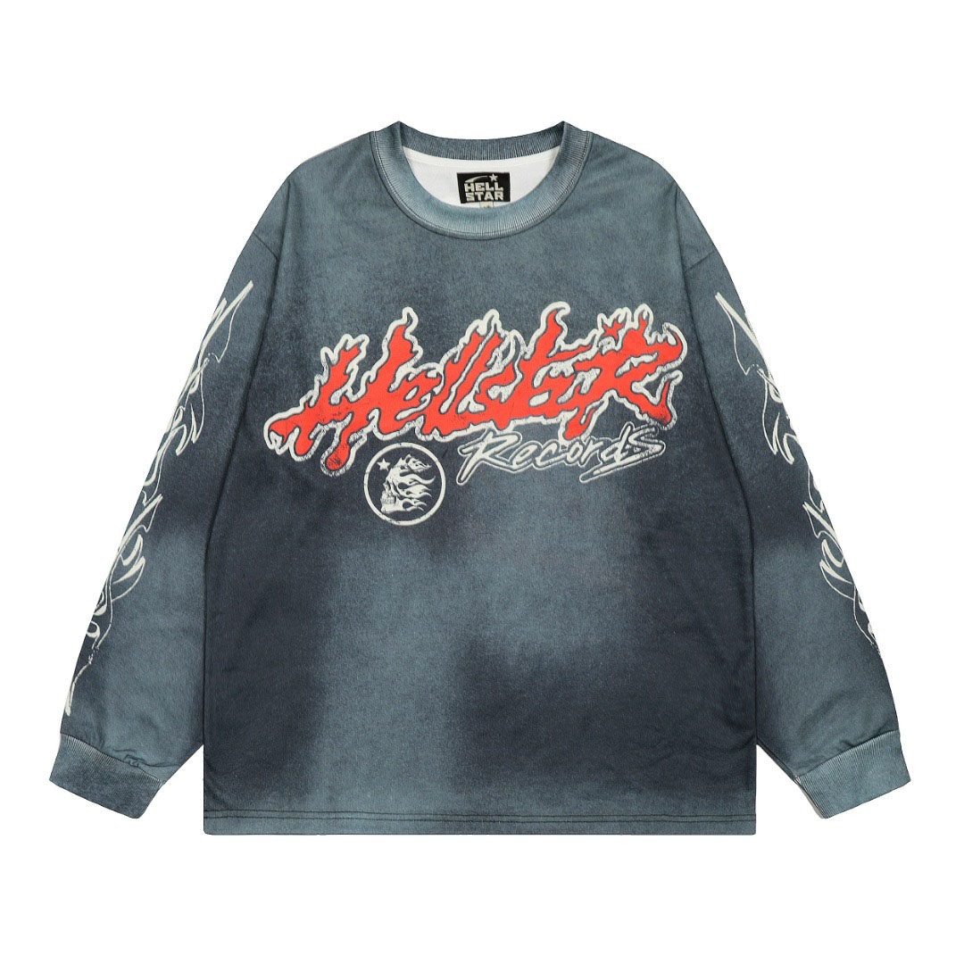 Hellstar Tour Longsleeve Grey - DesignerGu