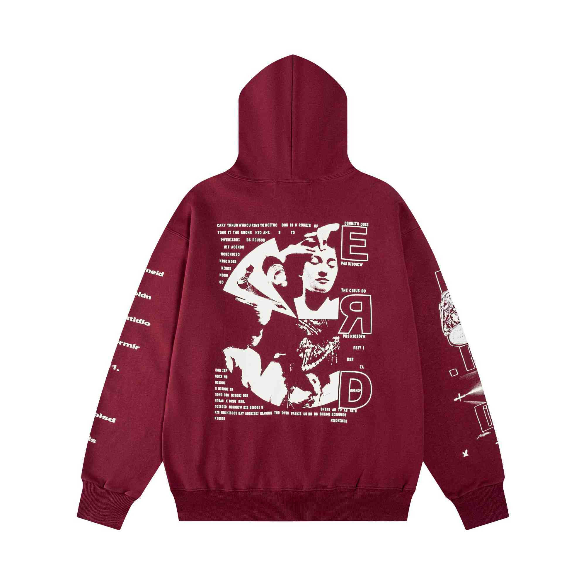 Enfants Riches Déprimés Remember When Hoodie 'Red' - DesignerGu