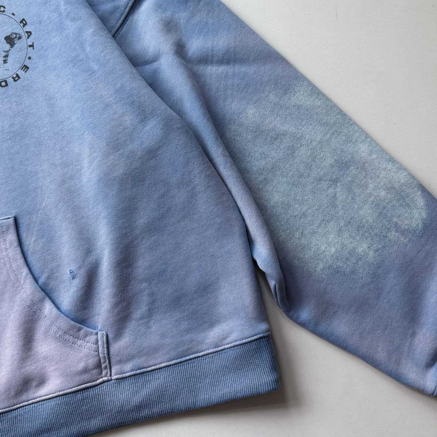 Enfants Riches Déprimés Printed Distressed Cotton-Jersey Zip-Up Hoodie  - DesignerGu