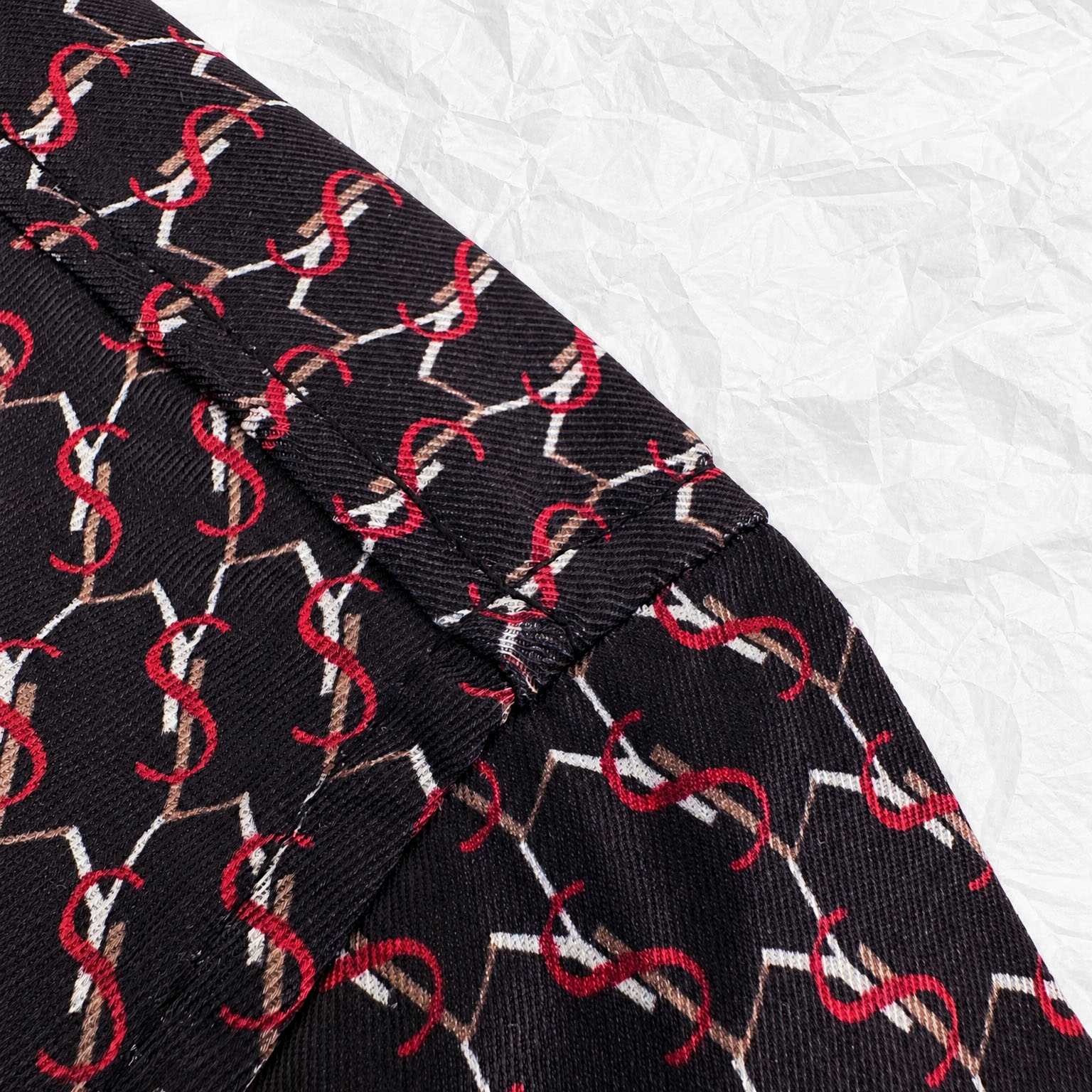 Saint Laurent Cassandre Printed Silk Shirt - DesignerGu