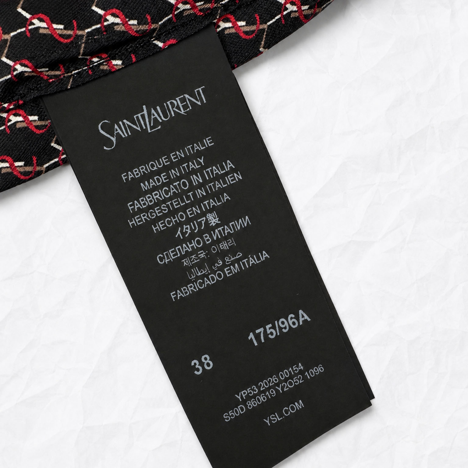 Saint Laurent Cassandre Printed Silk Shirt - DesignerGu