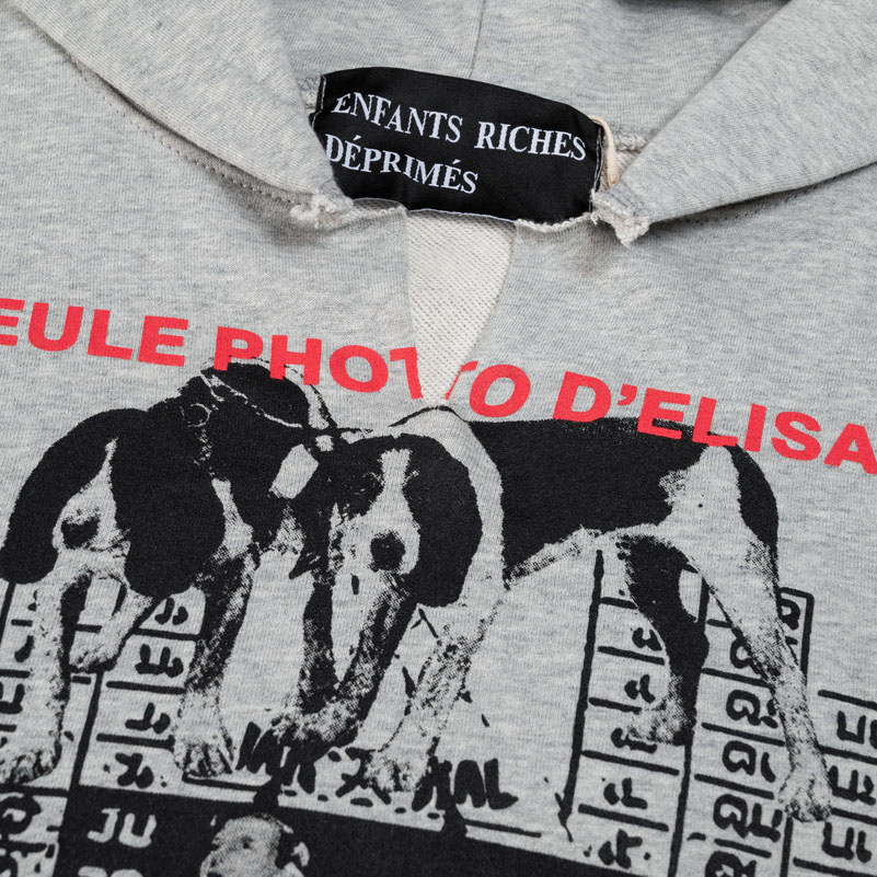 Enfants Riches Déprimés Girl/Gun Hoodie 'Faded Green/Black' - DesignerGu