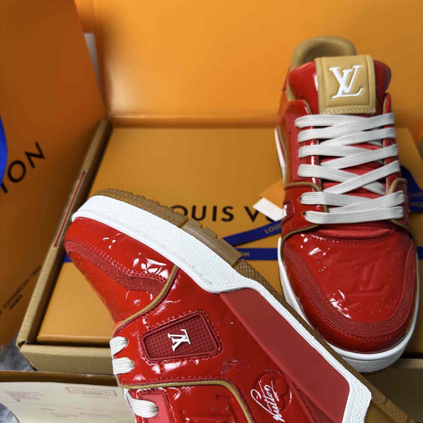 Louis Vuitton LV Trainer Sneaker 1AKP8F（upon uk size） - DesignerGu