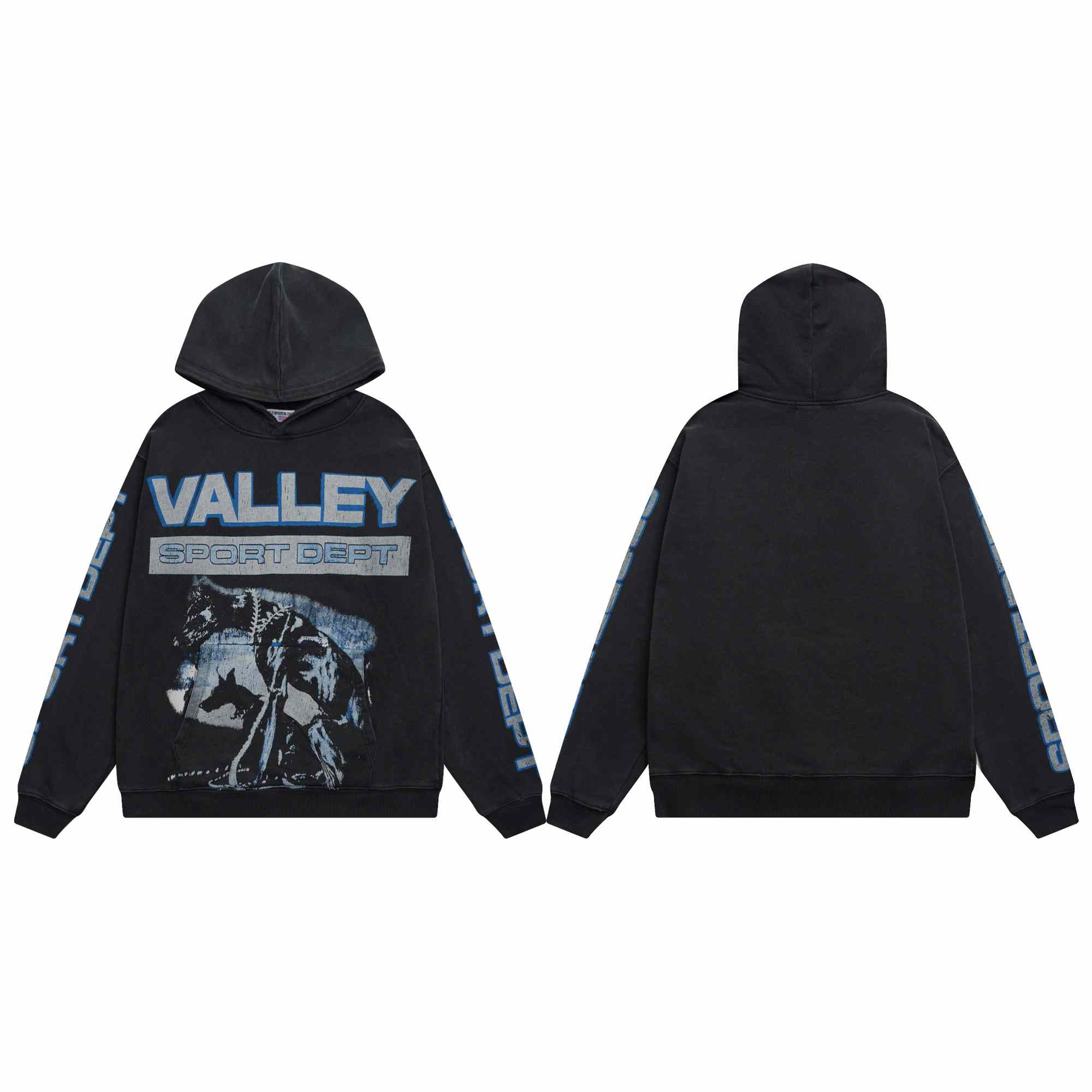 Vale Forever Watchdog Hoodie 'Vintage Black' - DesignerGu