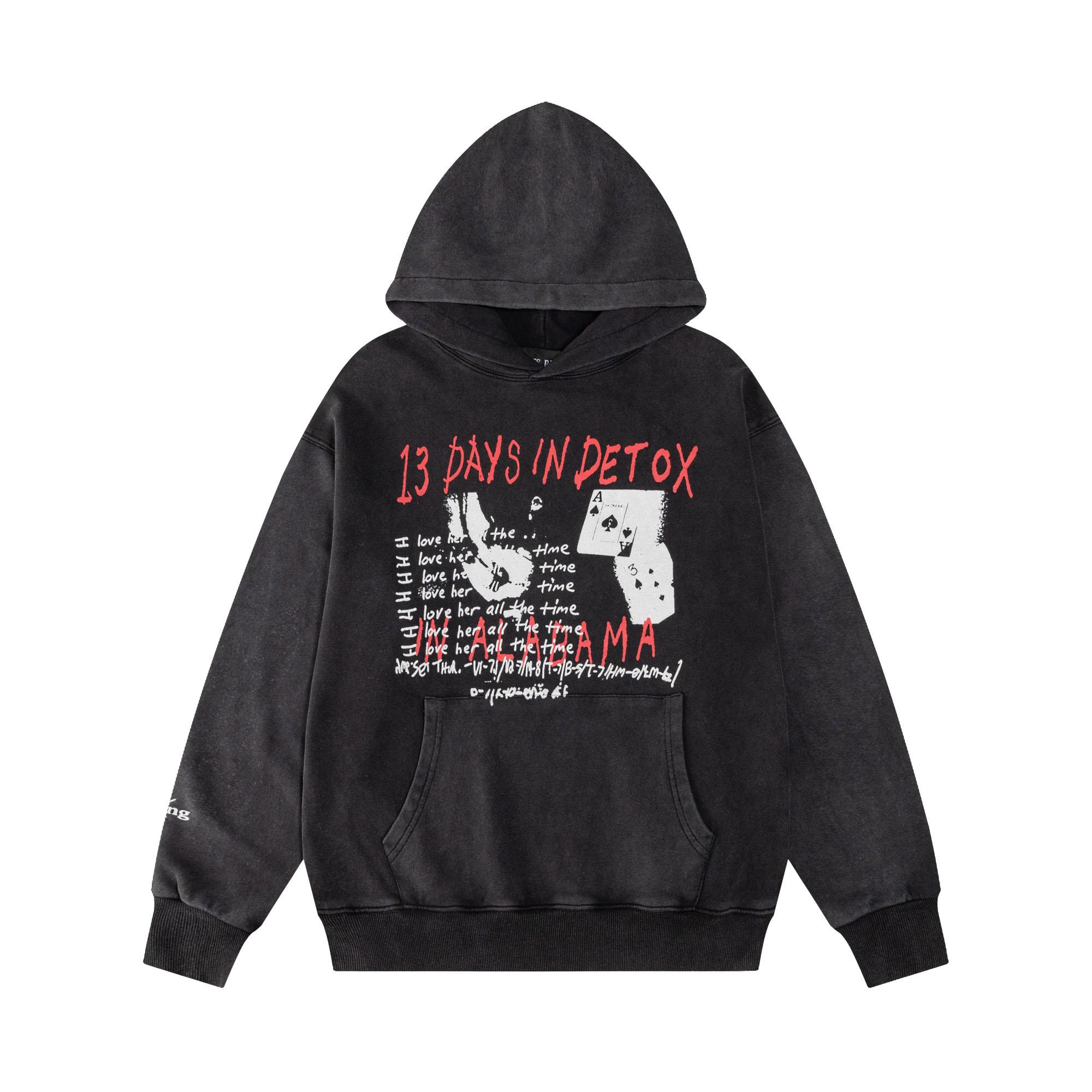 Enfants Riches Déprimés Graphic-Print Boxy-Fit Hoodie - DesignerGu