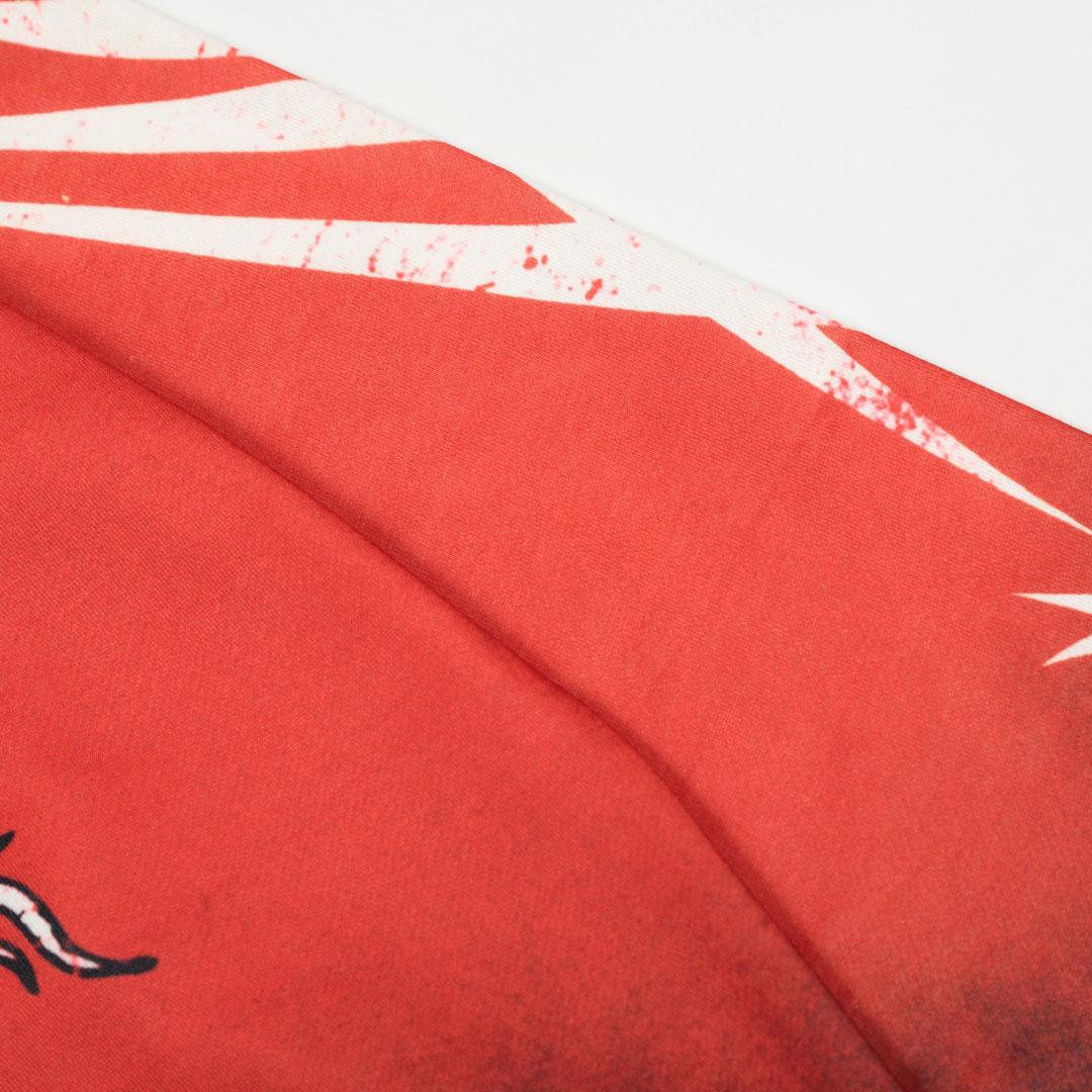 Hellstar Flame Skull Longsleeve Red - DesignerGu