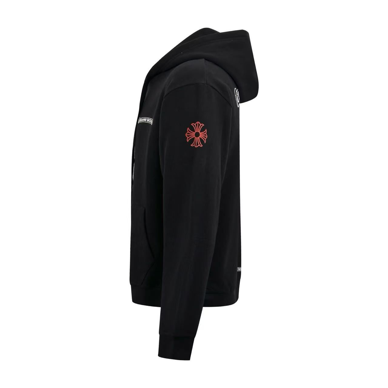 Chrome Hearts NYC Scroll Label Zip Up Hoodie - DesignerGu