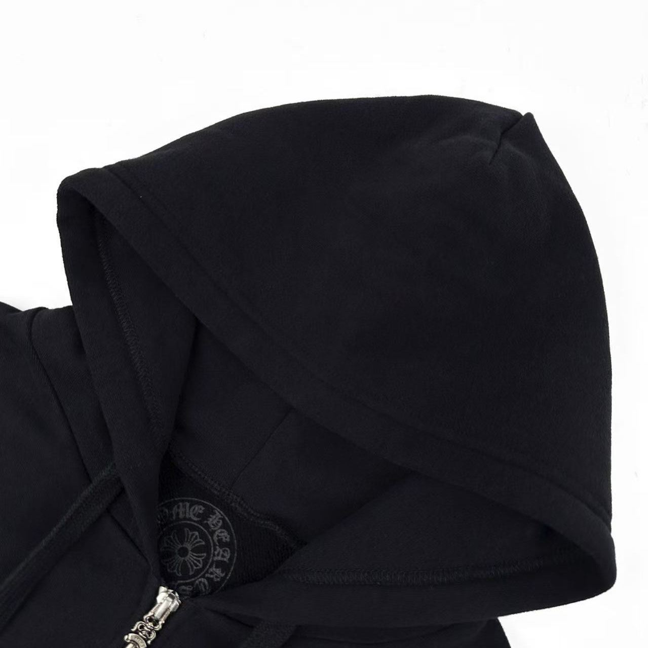 Chrome Hearts NYC Scroll Label Zip Up Hoodie - DesignerGu