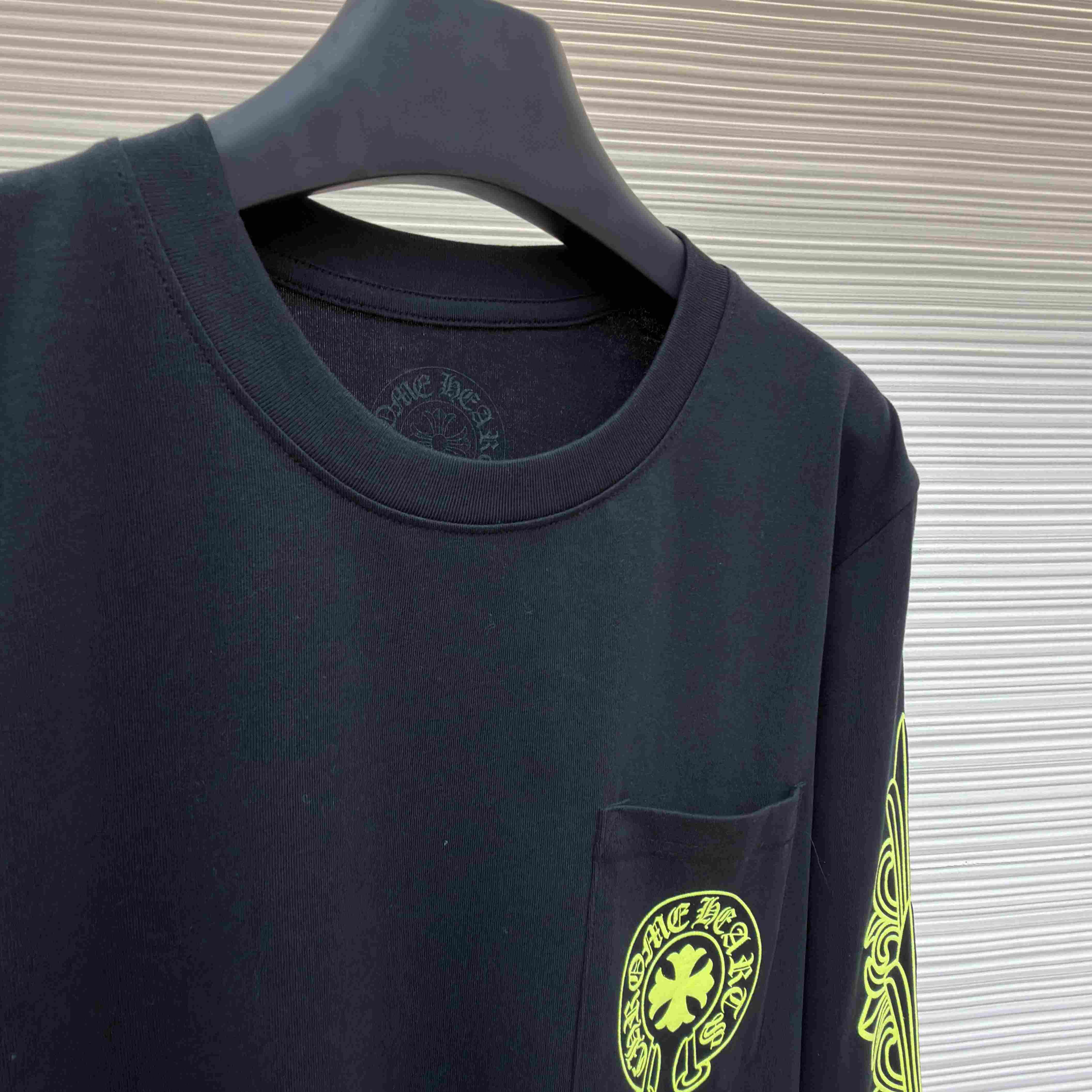 Chrome Hearts Neon Eye Chart Long-Sleeve 'White' - DesignerGu